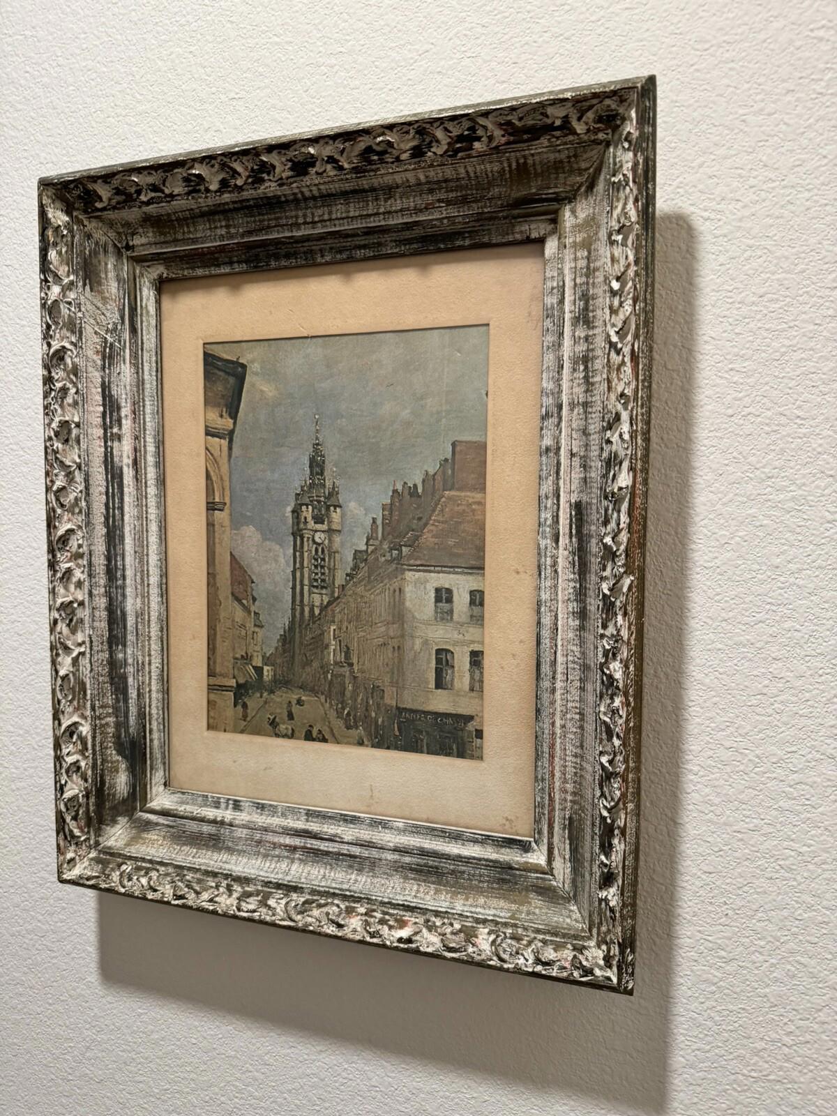 Jean-Baptise Camille Corot The Belfry of Douai Custom Framed Print - See Photos