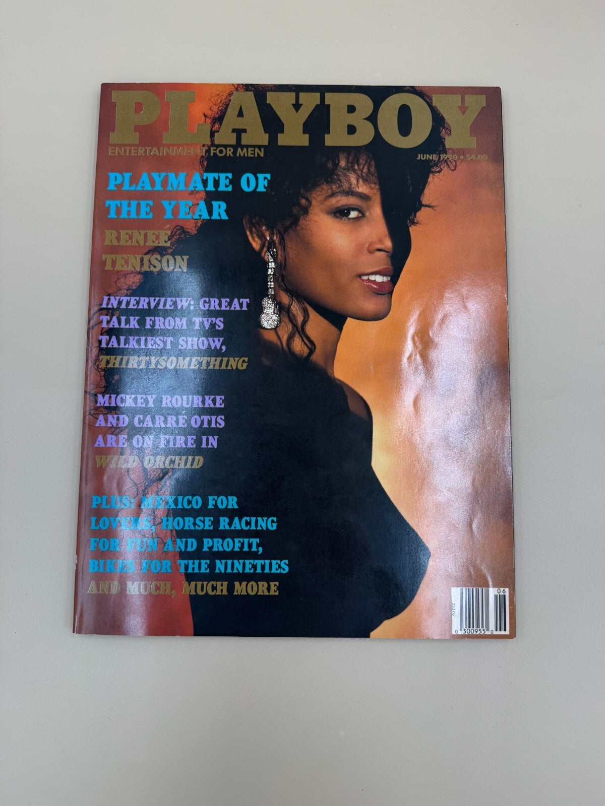 Playboy Magazine June 1990 , Vol 37 #6 , Renee Teneson Playm