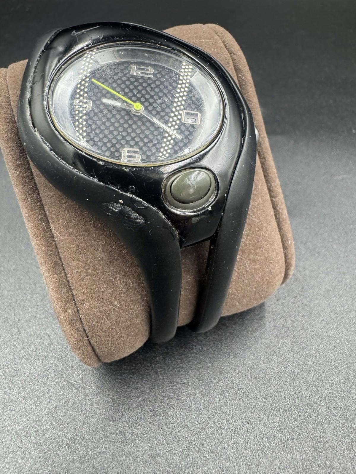 Nike Quartz Watch WR0078 Women 100m Triax Black Date Backlight Analog New Batter