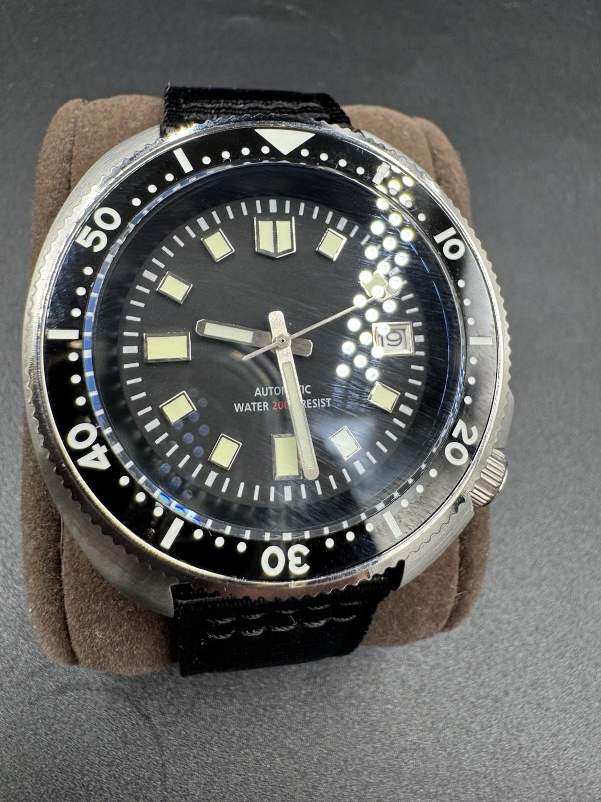 No Logo SD1970 6105 Turtle Captain Willard V2 NH35 Seiko Sapphire Diving Watch E