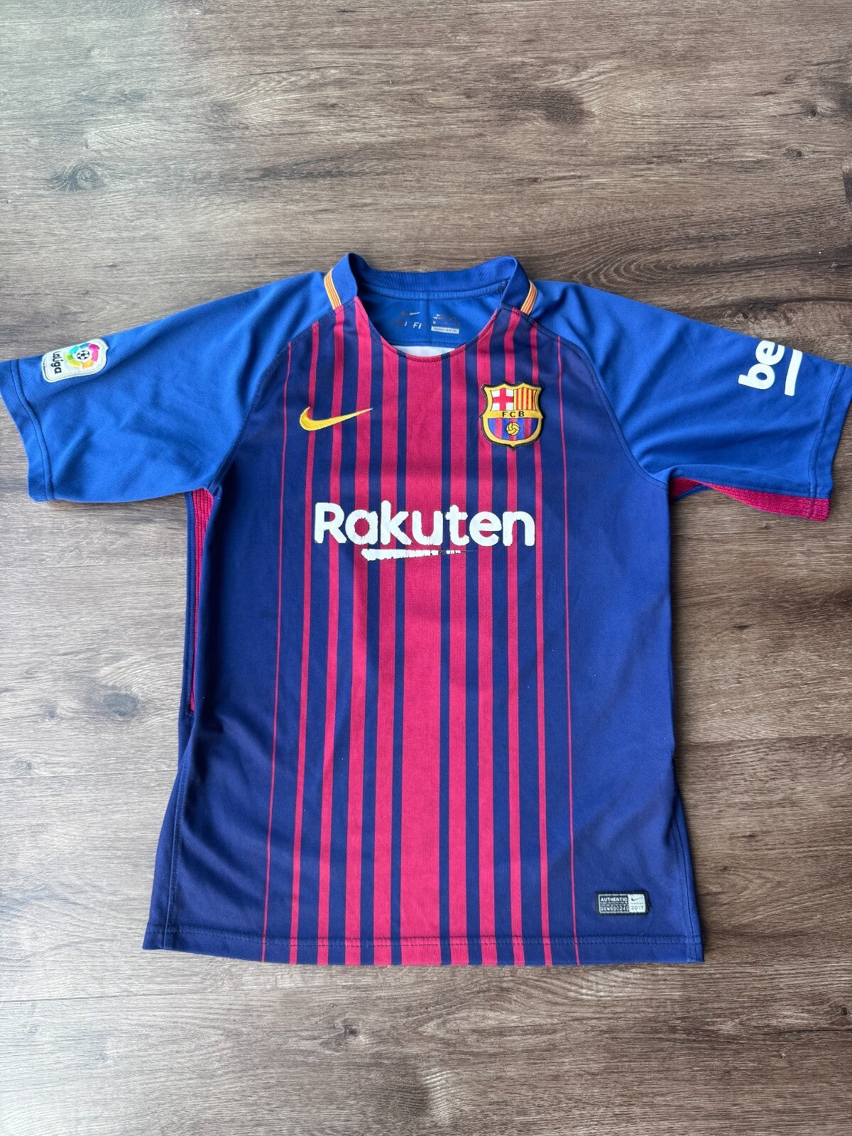 Nike FC Barcelona Lionel Messi #10 Youth Size 28 Jersey 2017 2018 Dri-FIT La Lig