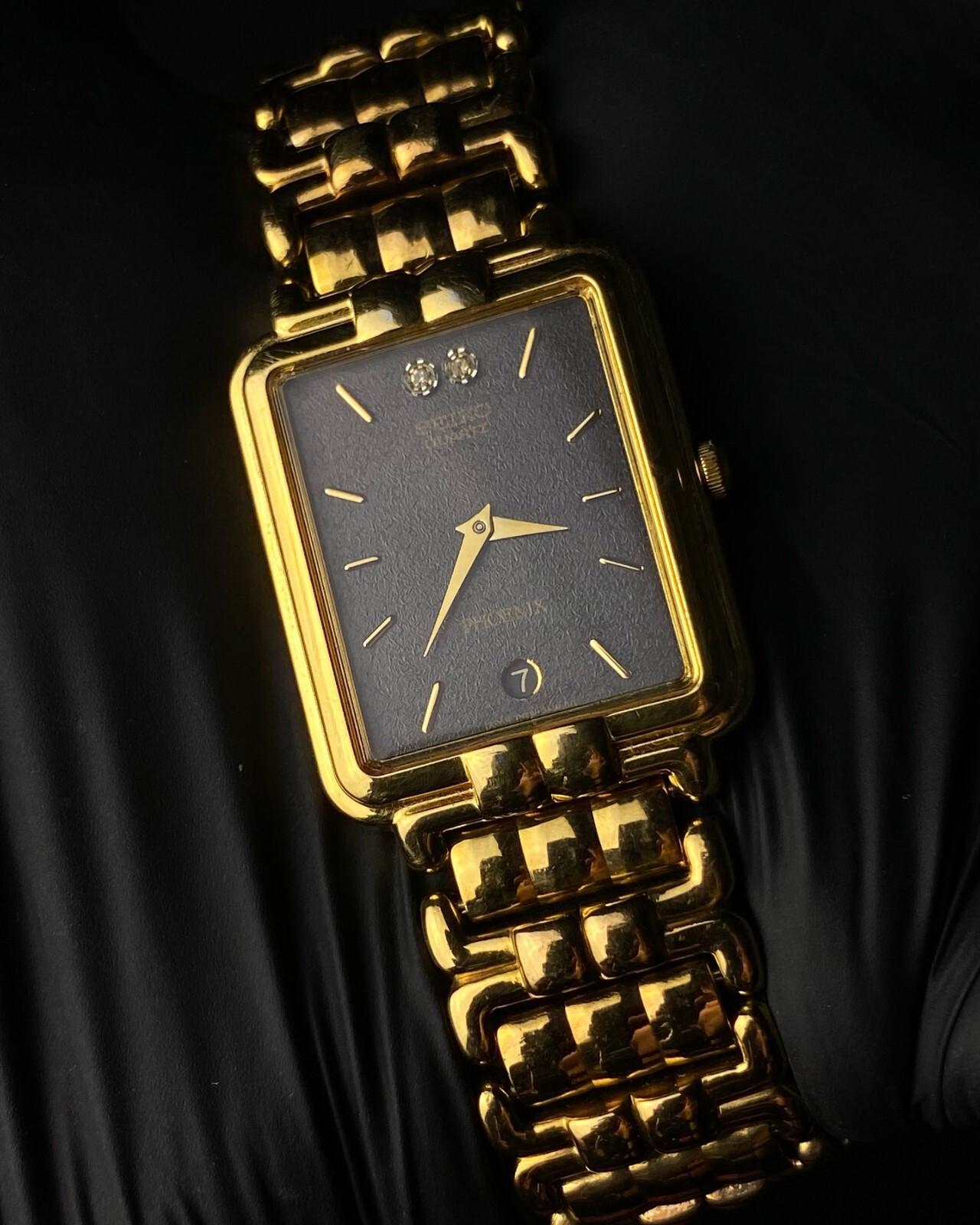 Vintage / Rare - SEIKO QUARTZ Phoenix Watch 7N29 - 5A10 R1