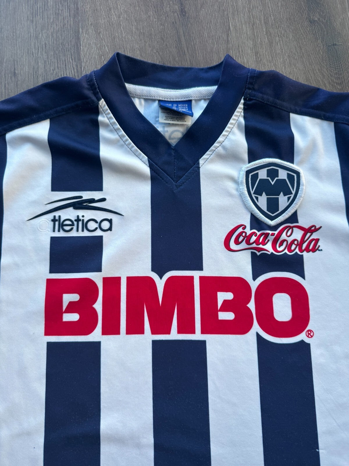 Vintage Rayados de Monterrey Home Jersey 2001–2002 – Atletica – Mens XL Mexico G