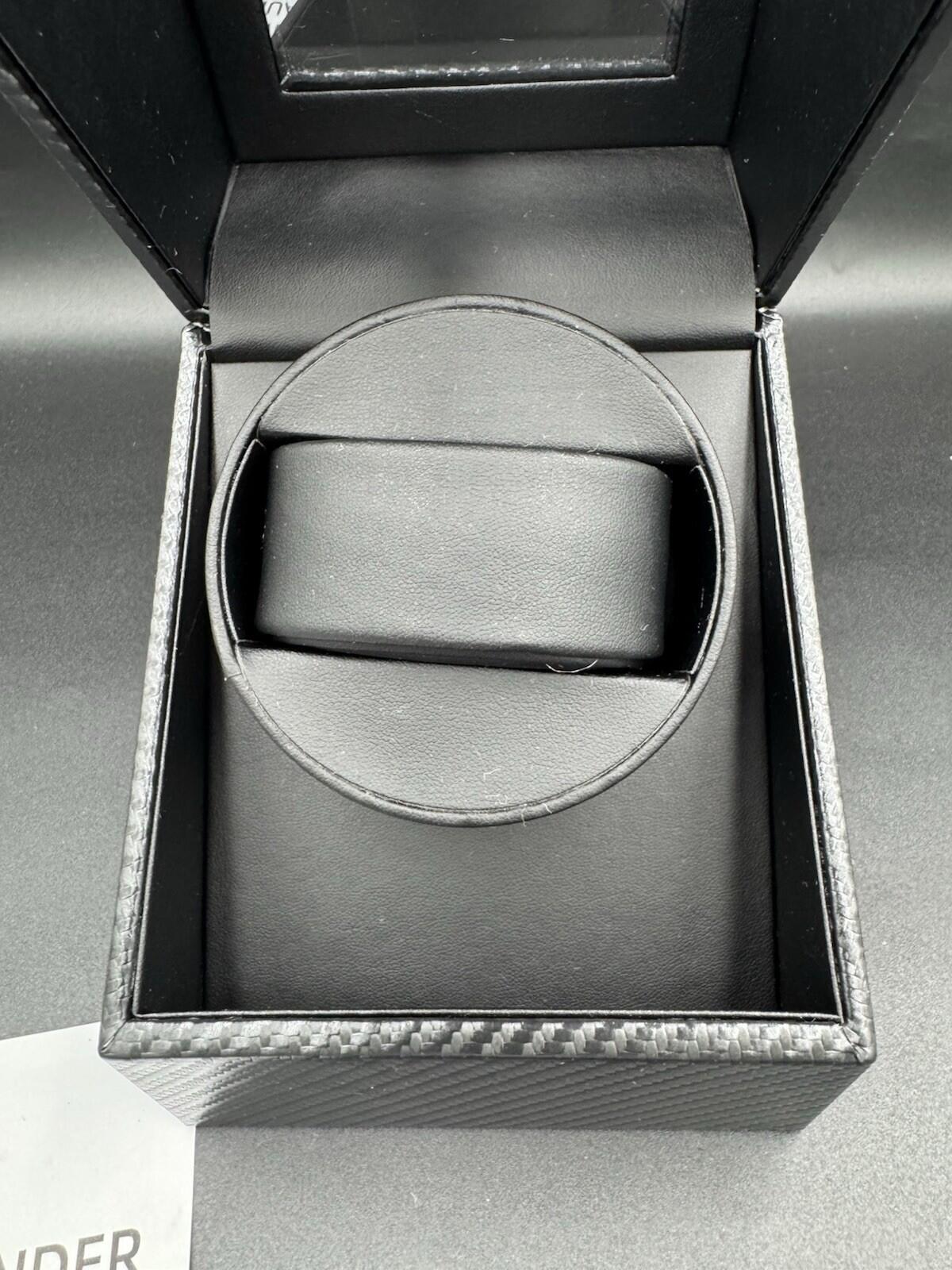 Automatic Single Watch Winder Case with Quiet Motor Fits Lady and Man Watch NIB+