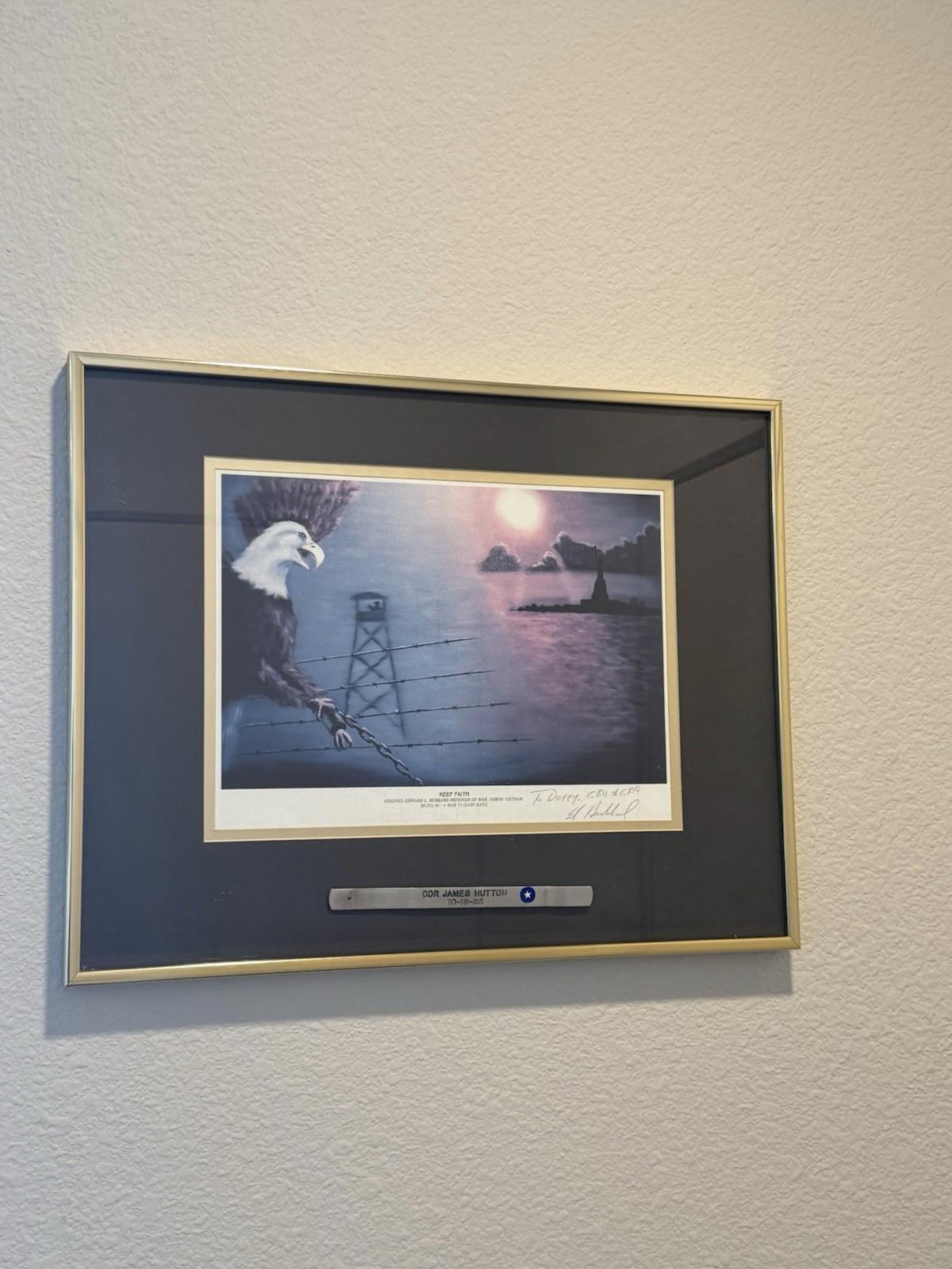 Edward L. Hubbard Keep Faith Signed Duffy Hutton Vietnam POW