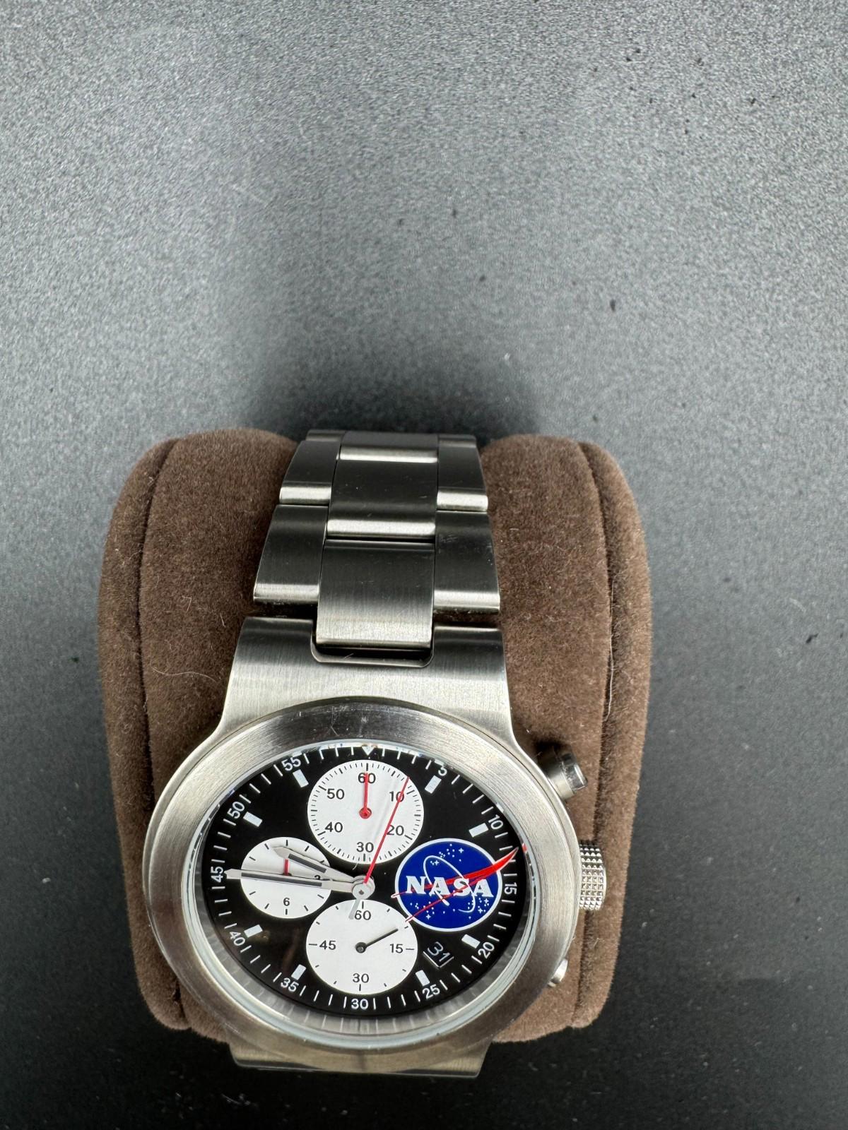 NASA × MONO Collaboration Wrist Watch World Limited Universe Watch Japan RARE VG