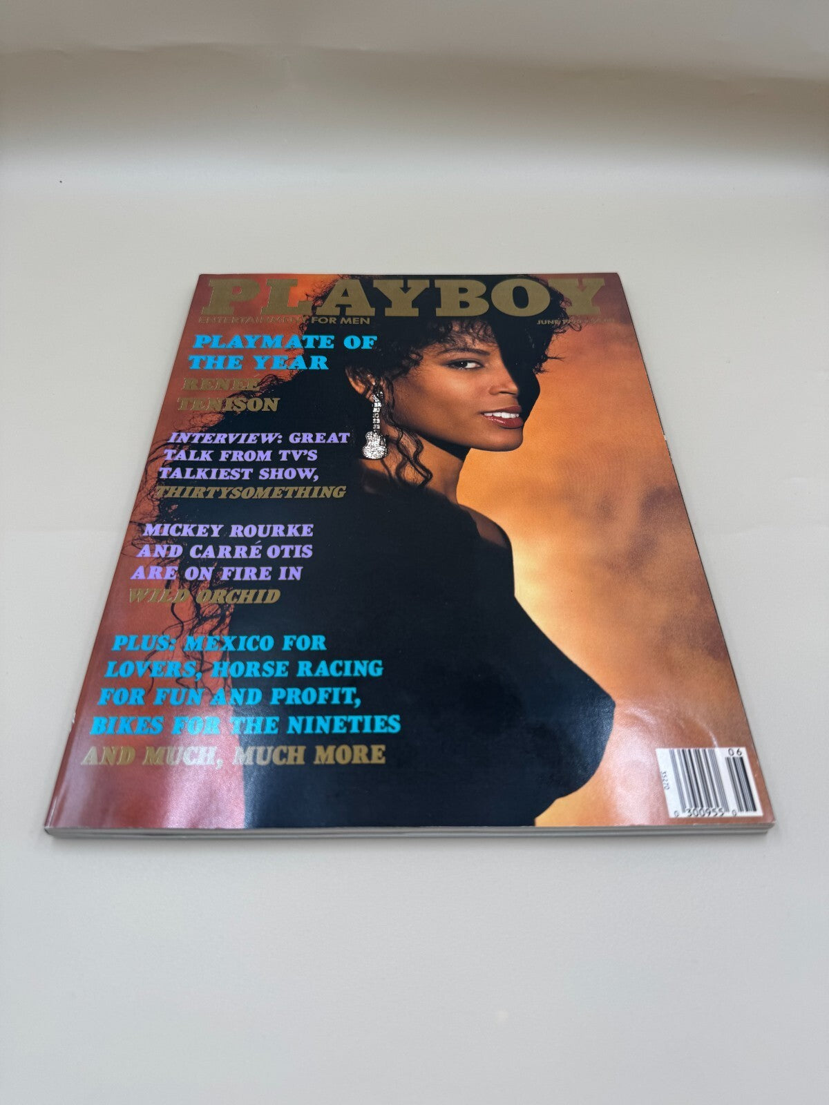 Playboy Magazine June 1990 , Vol 37 #6 , Renee Teneson Playm