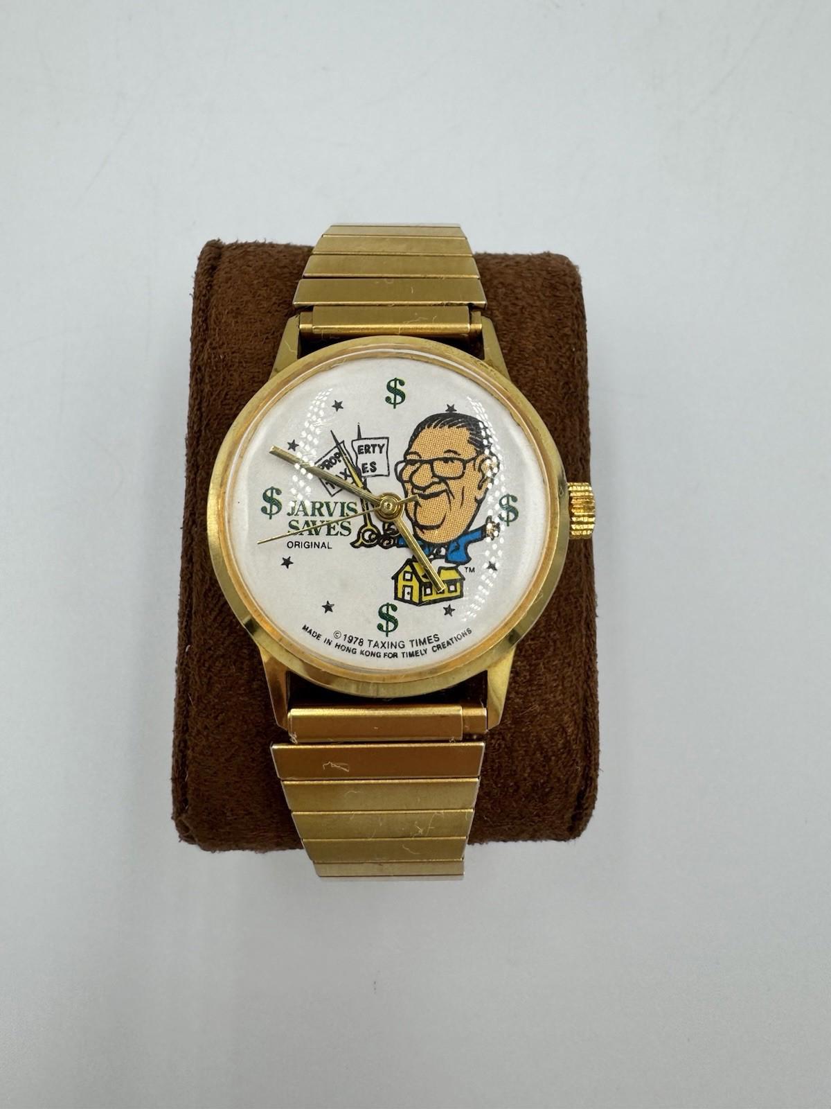 Howard Jarvis Watch Saves Original Taxing Times HK 1978