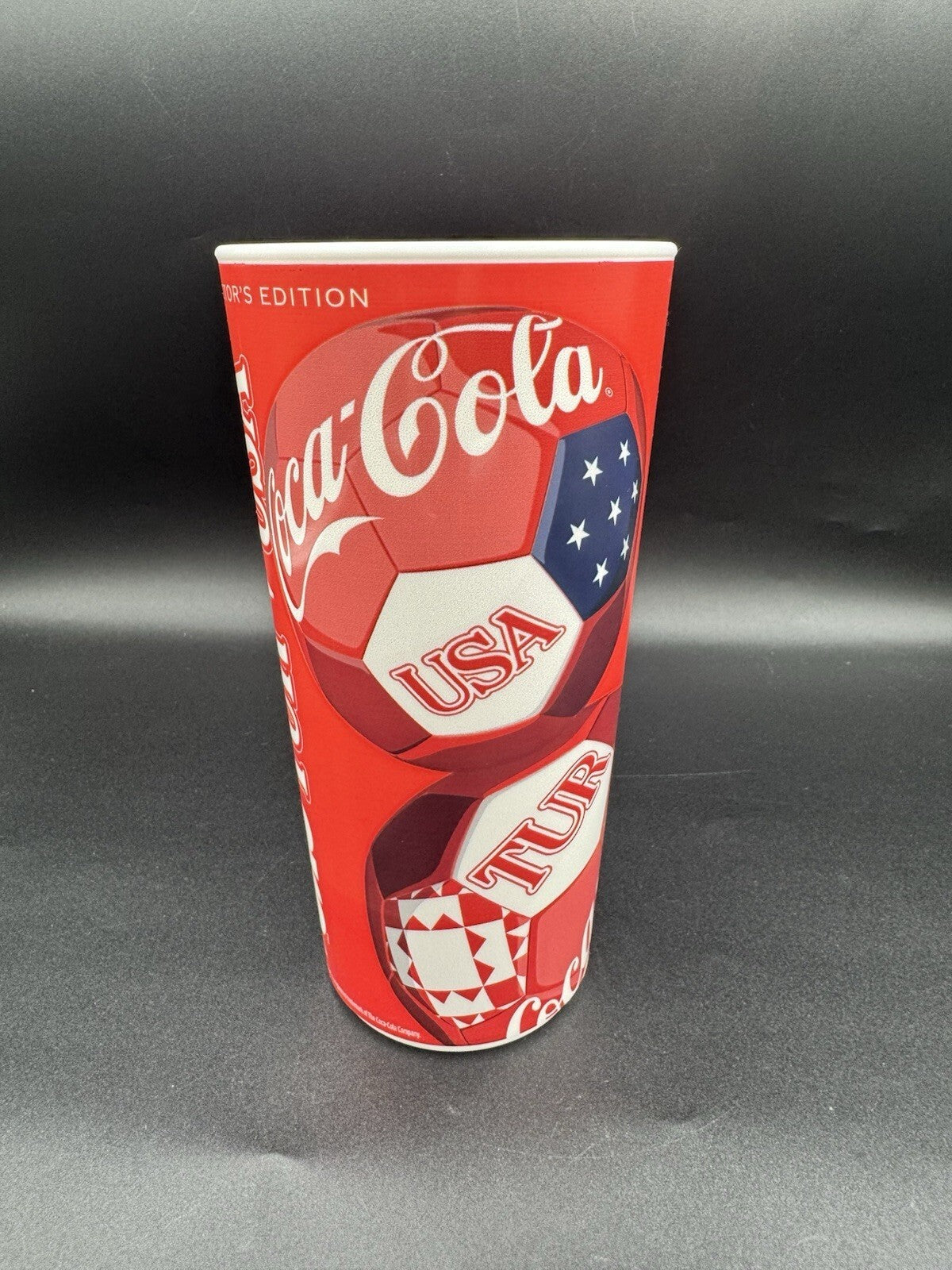 Official Licensed FIFA World Cup 2026 USA v Türkiye Coca Cola Cup Turkey Merch M
