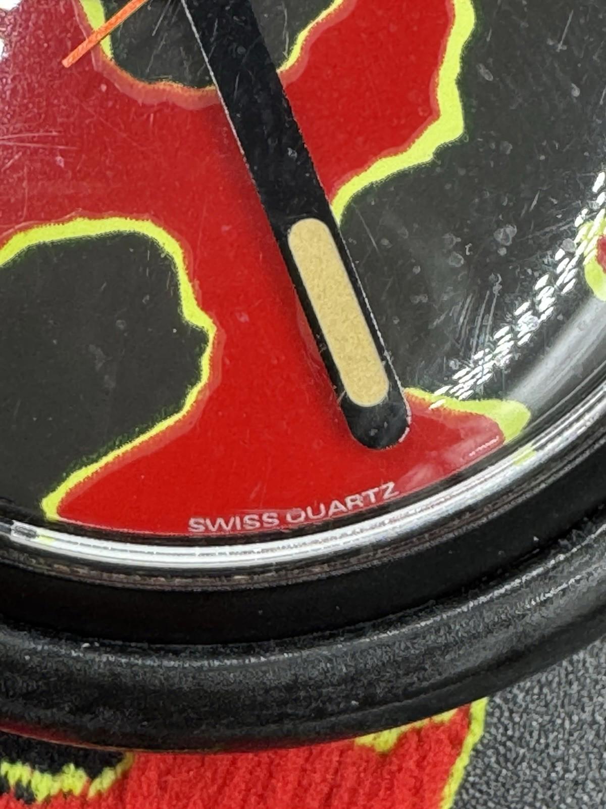 Rare 1988 Pop Swatch PWBB104 Trifoli Animal Quartz Watch