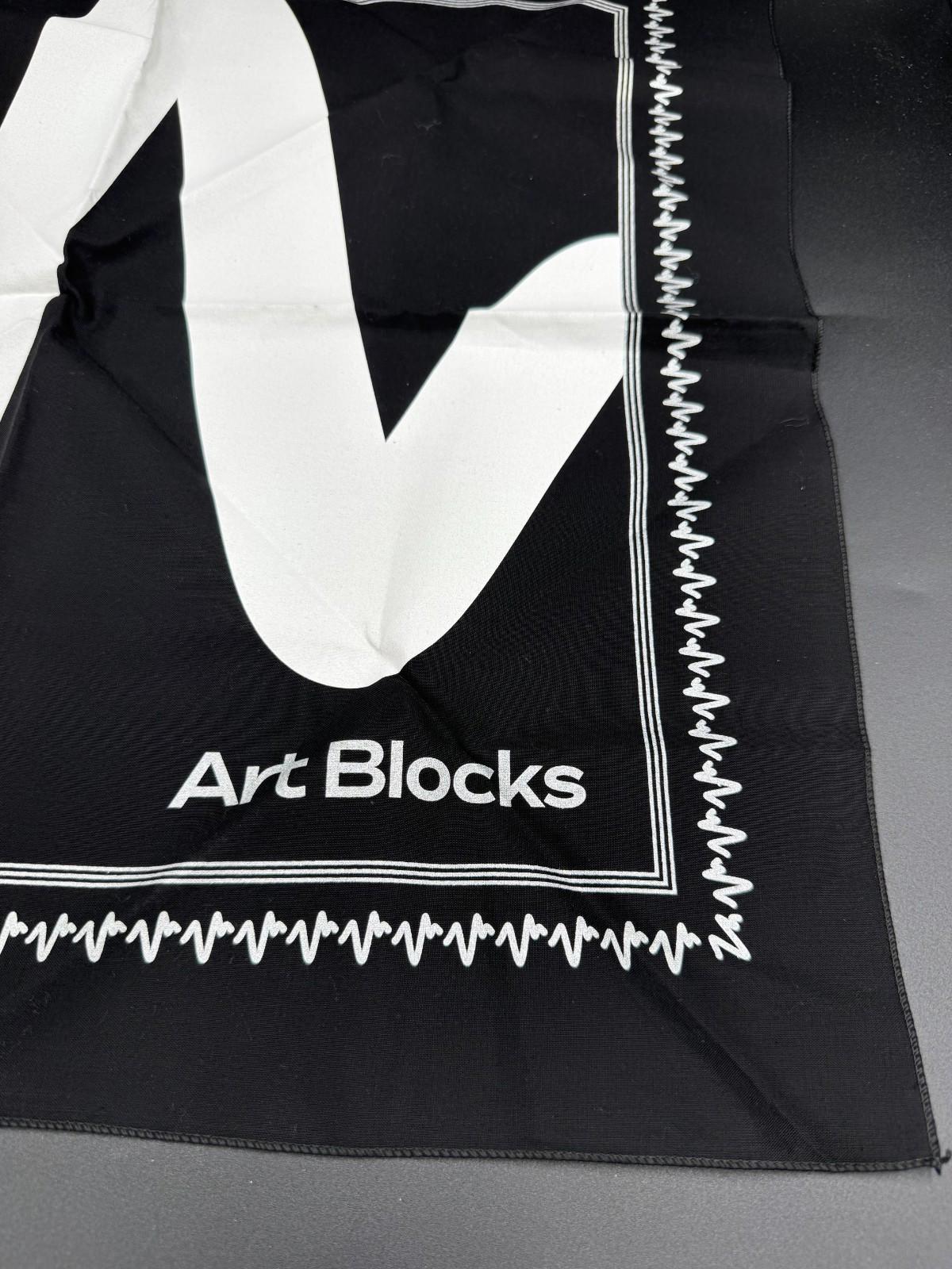 Rare Art Blocks Marfa Texas 2022 Bandana Generative Art Event Merch Collection