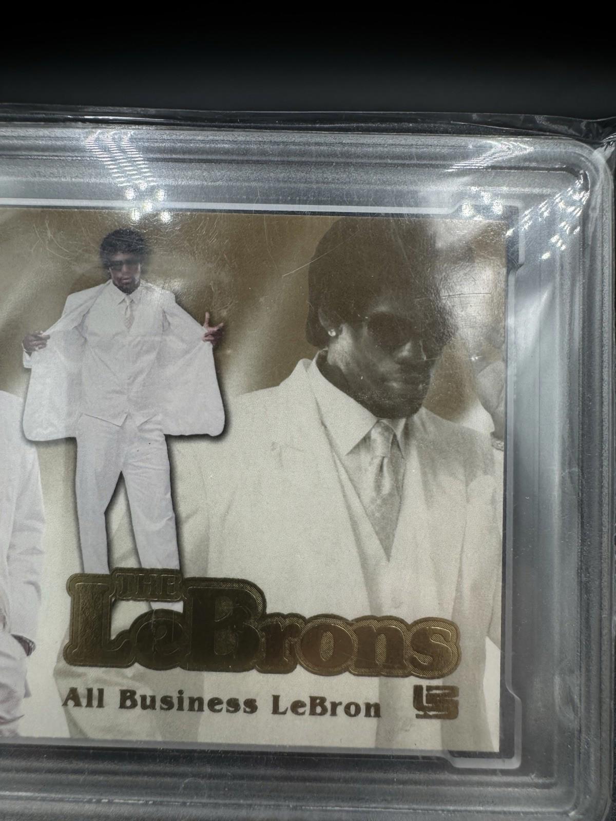 2006 Upper Deck The LeBrons LeBron James All Business White Suit #LBJ12 BCG 10