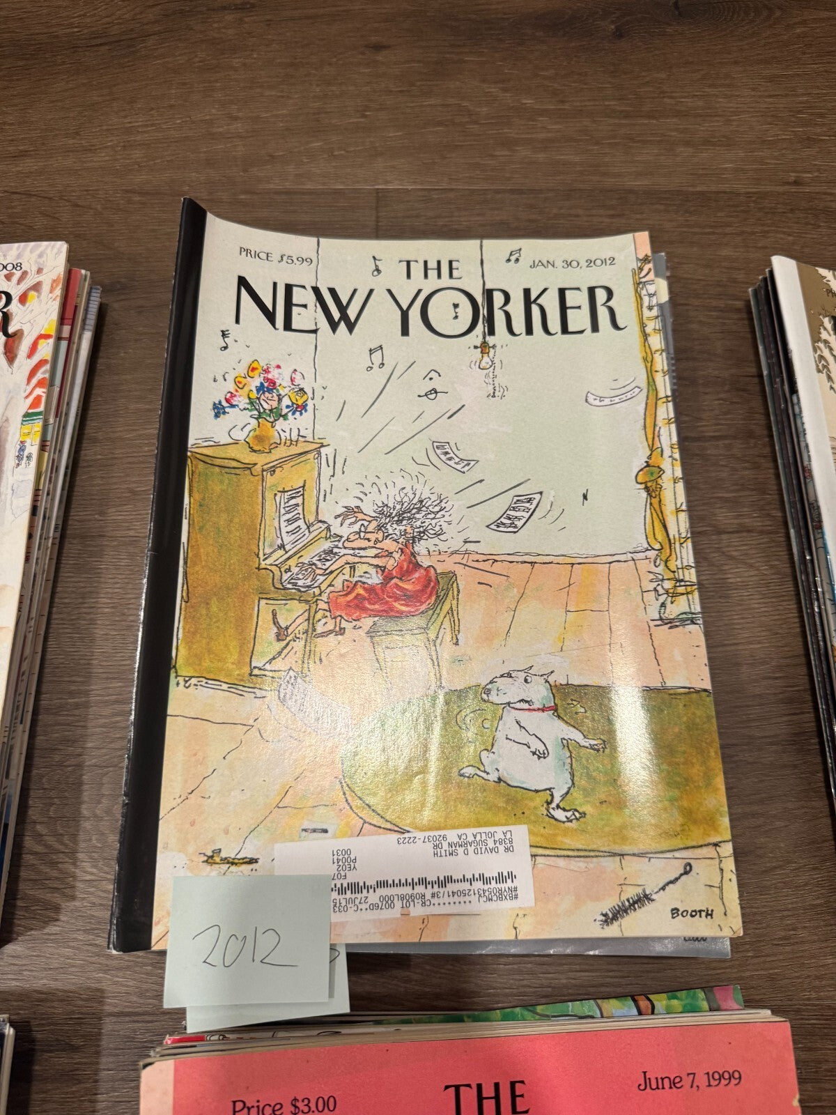 Lot of 56 The New Yorker Magazines 1986-2015 Mixed Issues Random Dates Good Cove