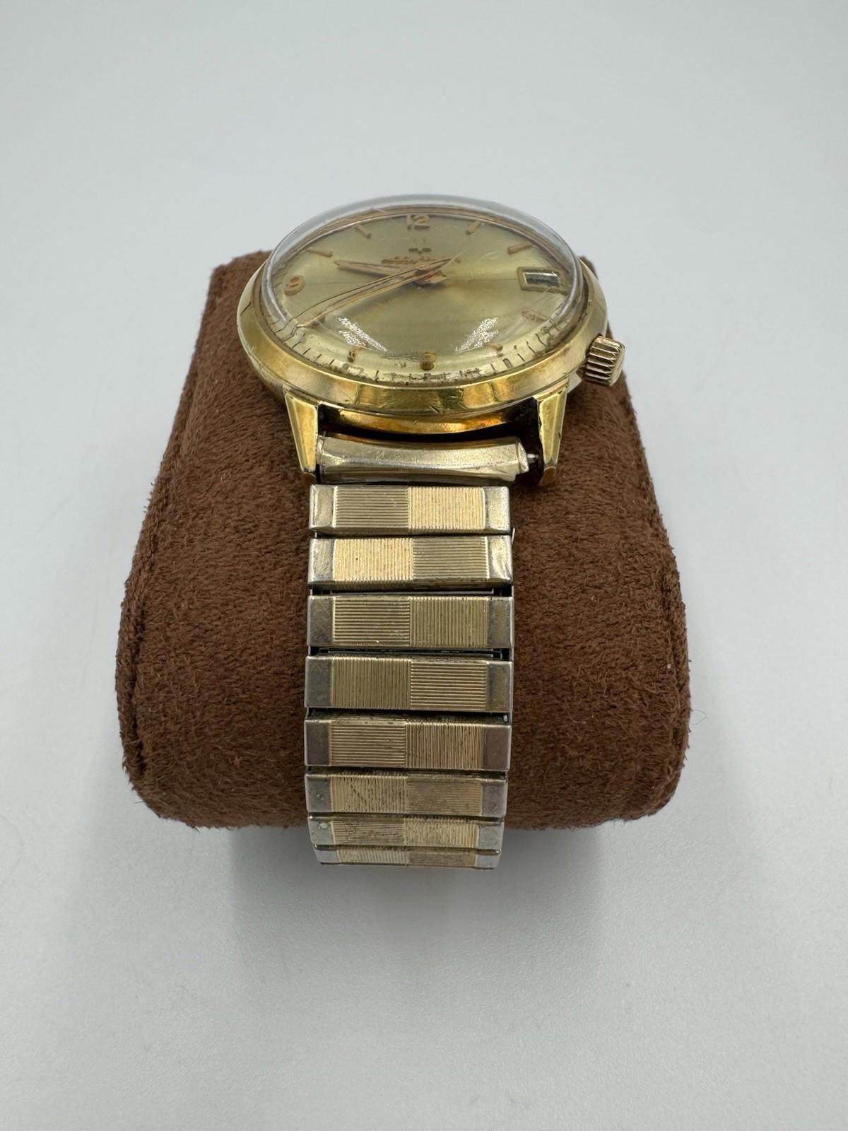 1976 Bulova Accutron Watch Henry Ford II 10kt Gold Bulova