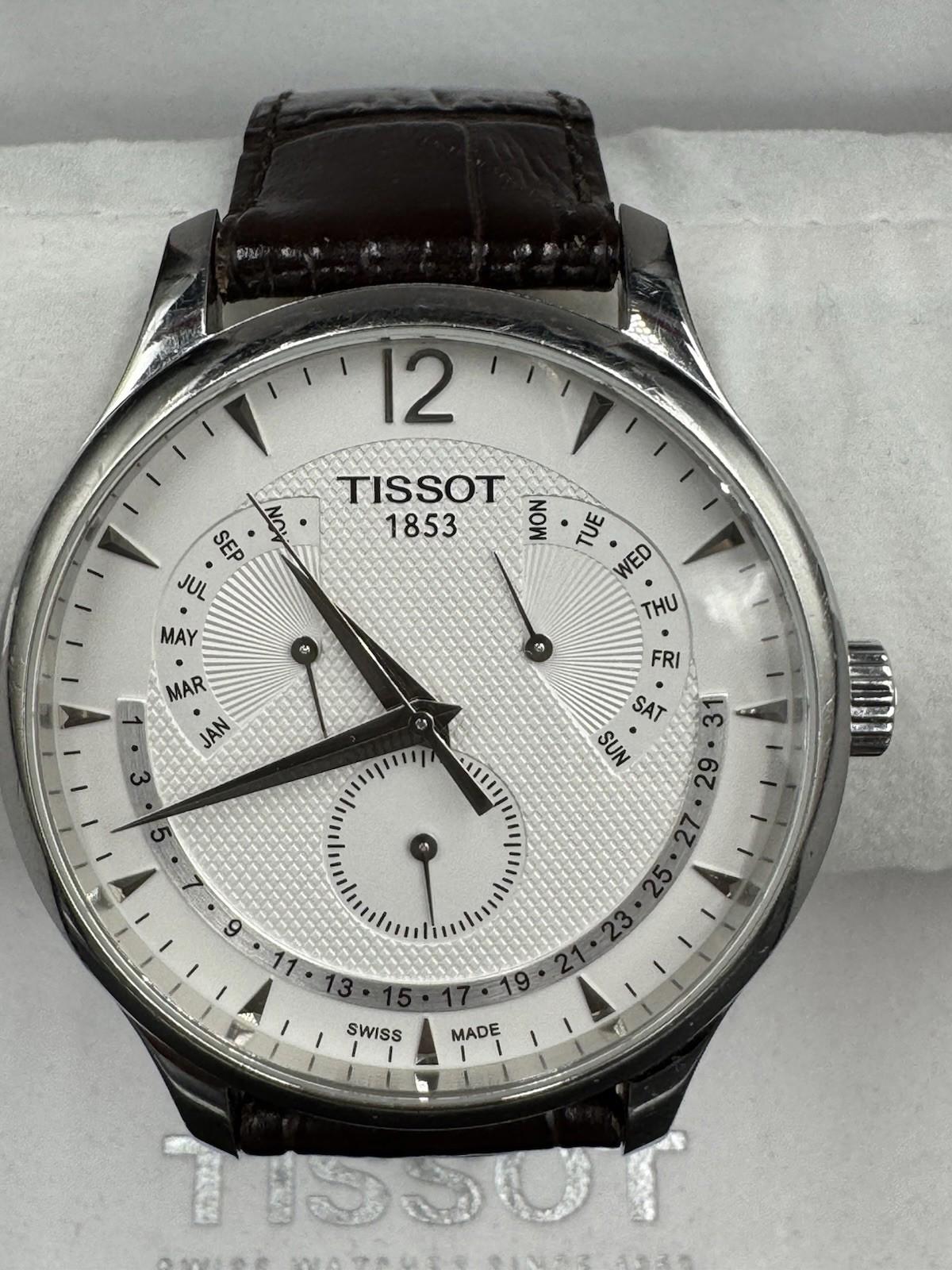 Tissot 1853 3 Sapphire Crystal Perpetual Calendar Tradition