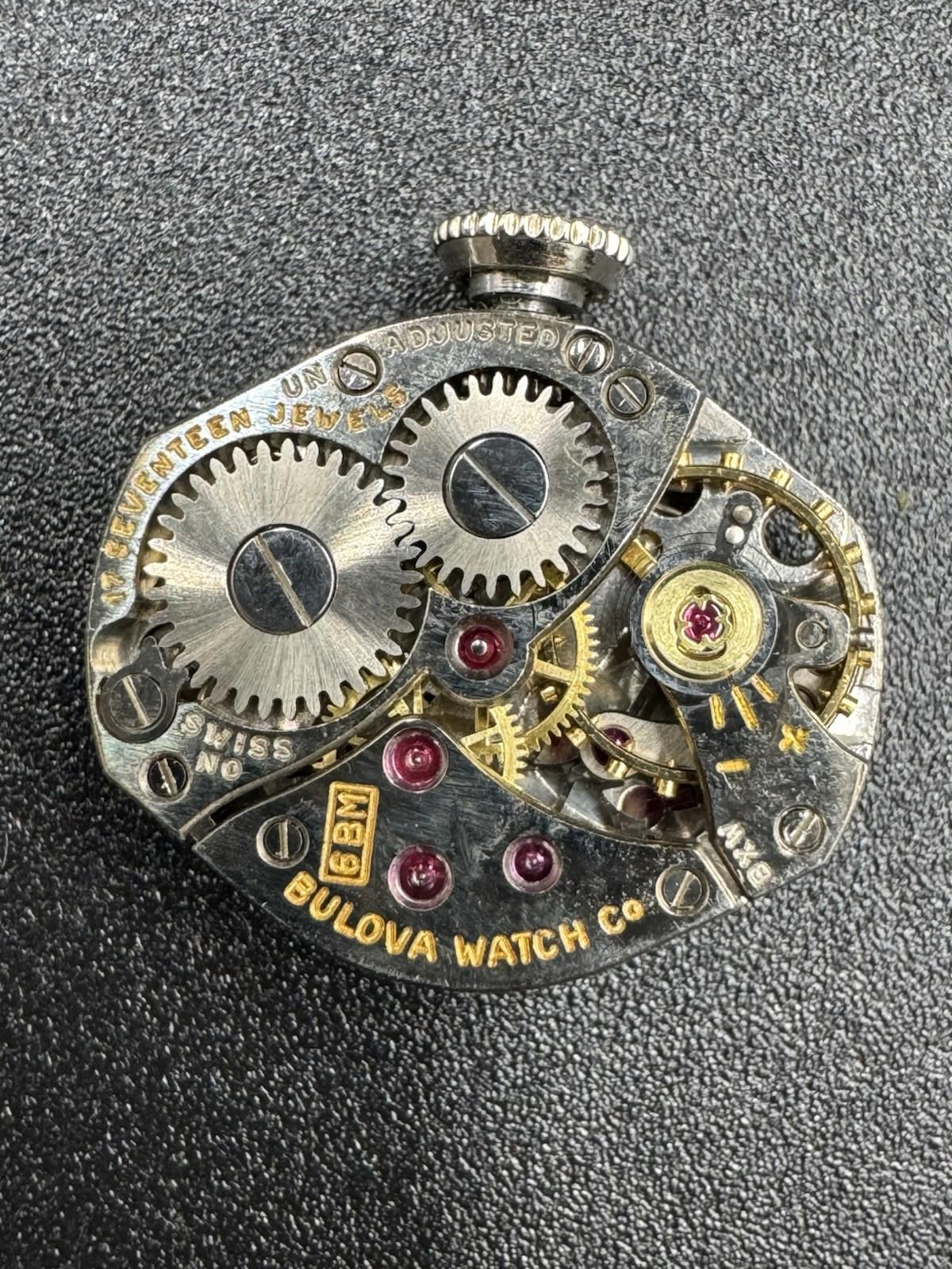 Vintage 1960 Bulova Ladies 17J Watch 10K RGP Speidel Band