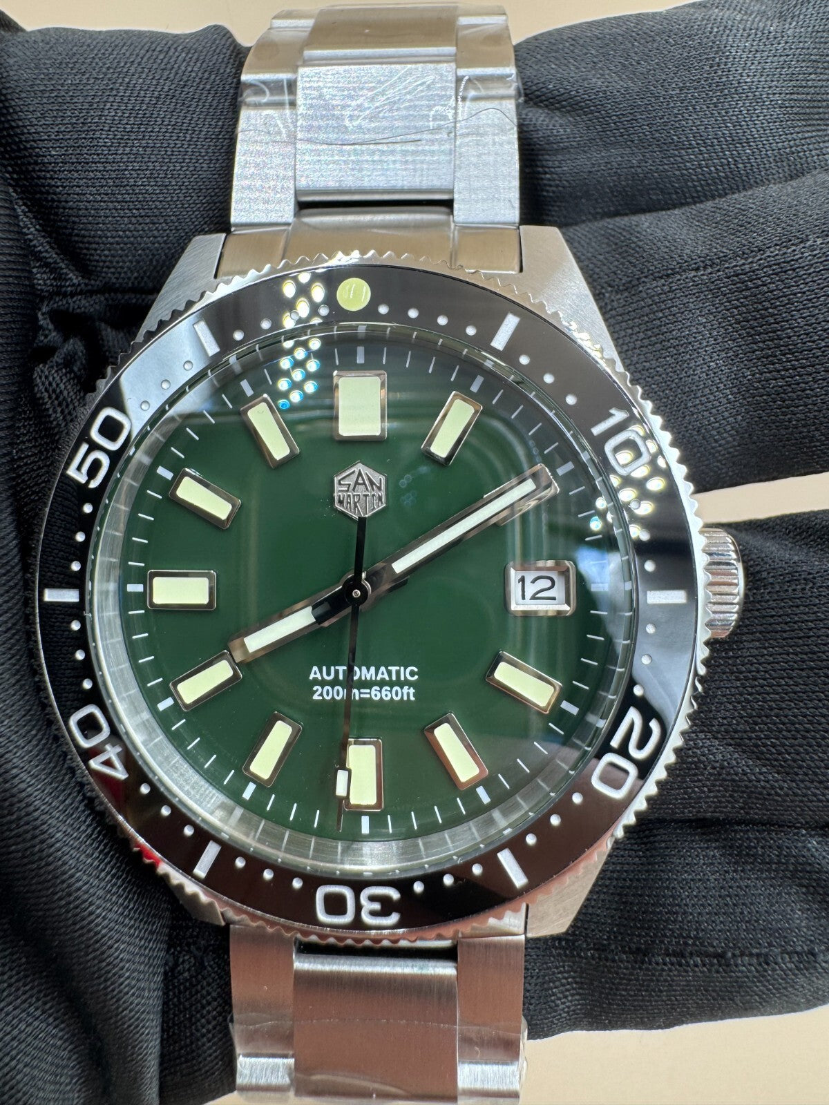 San Martin SN0087 44MM aka MM300 Diver 300M Sapphire Glass Brand New w box paper