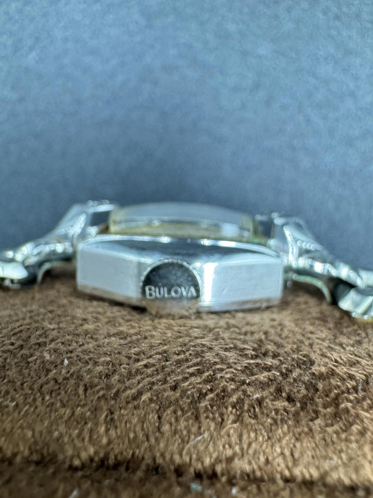 Vintage 1960 Bulova Ladies 17J Watch 10K RGP Speidel Band