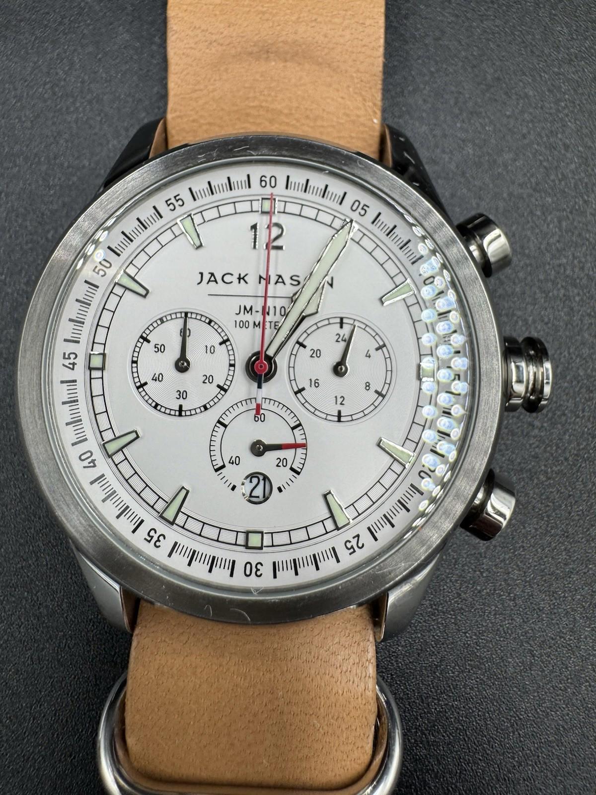 Jack Mason Nautical Chronograph Men's Watch Model JM-N102-108 Sapphire Crystal M
