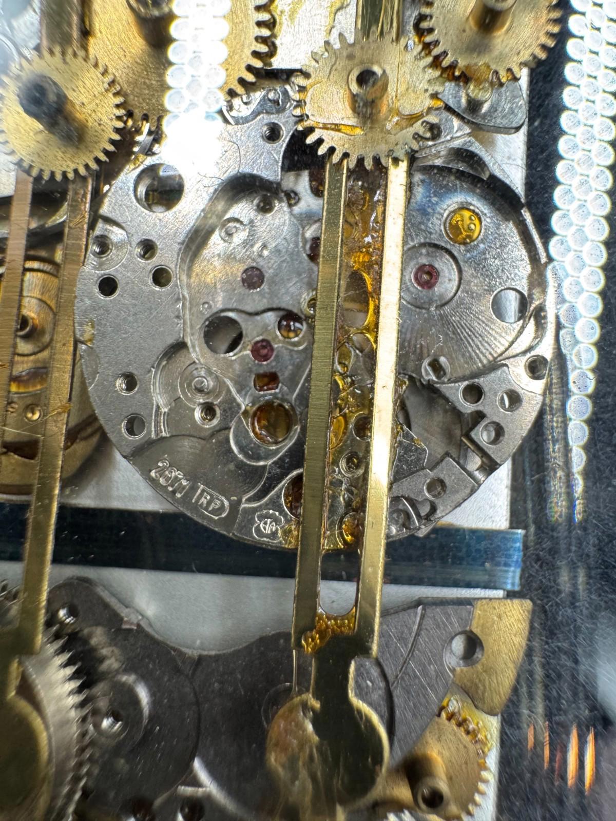 Vintage Framed Big Ben London Horological Collage Watch Parts Art Lucerna Unique