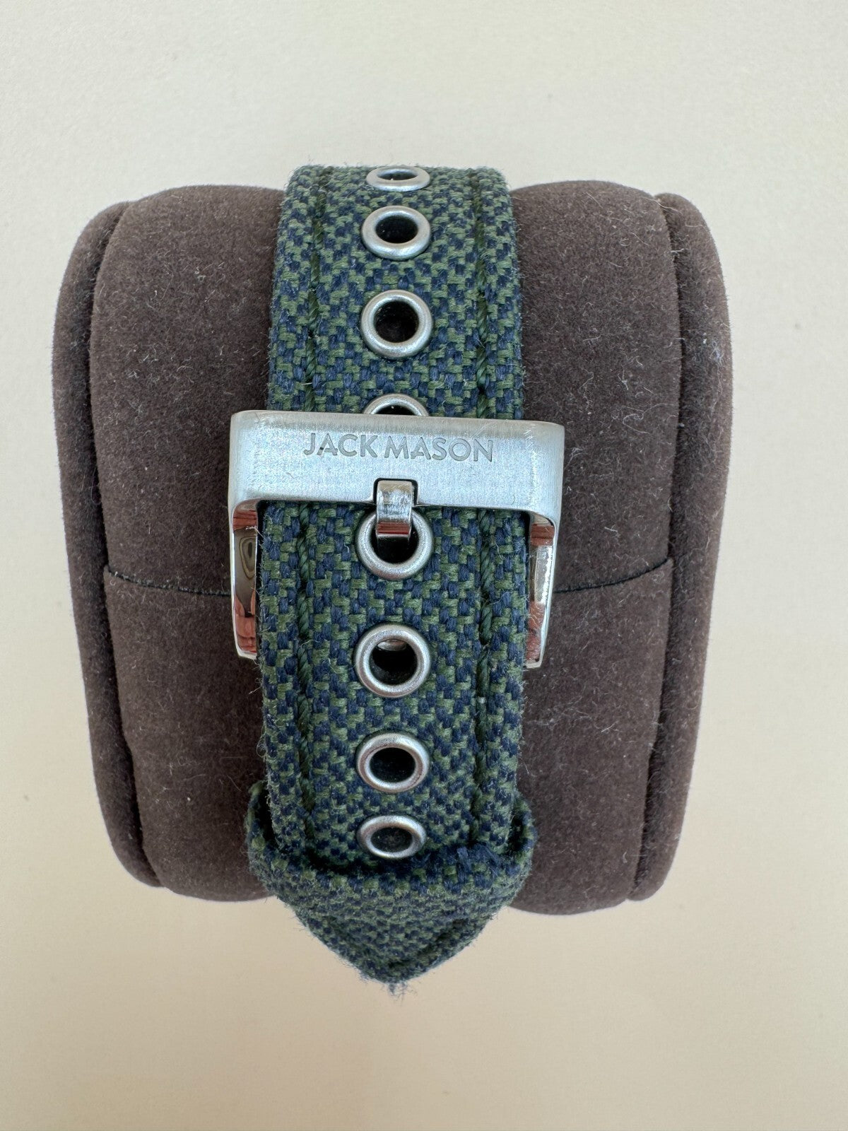 Jack Mason Solar Watch JM-F111-007 Green Dial Men's Stainless 50th Earth Day 100