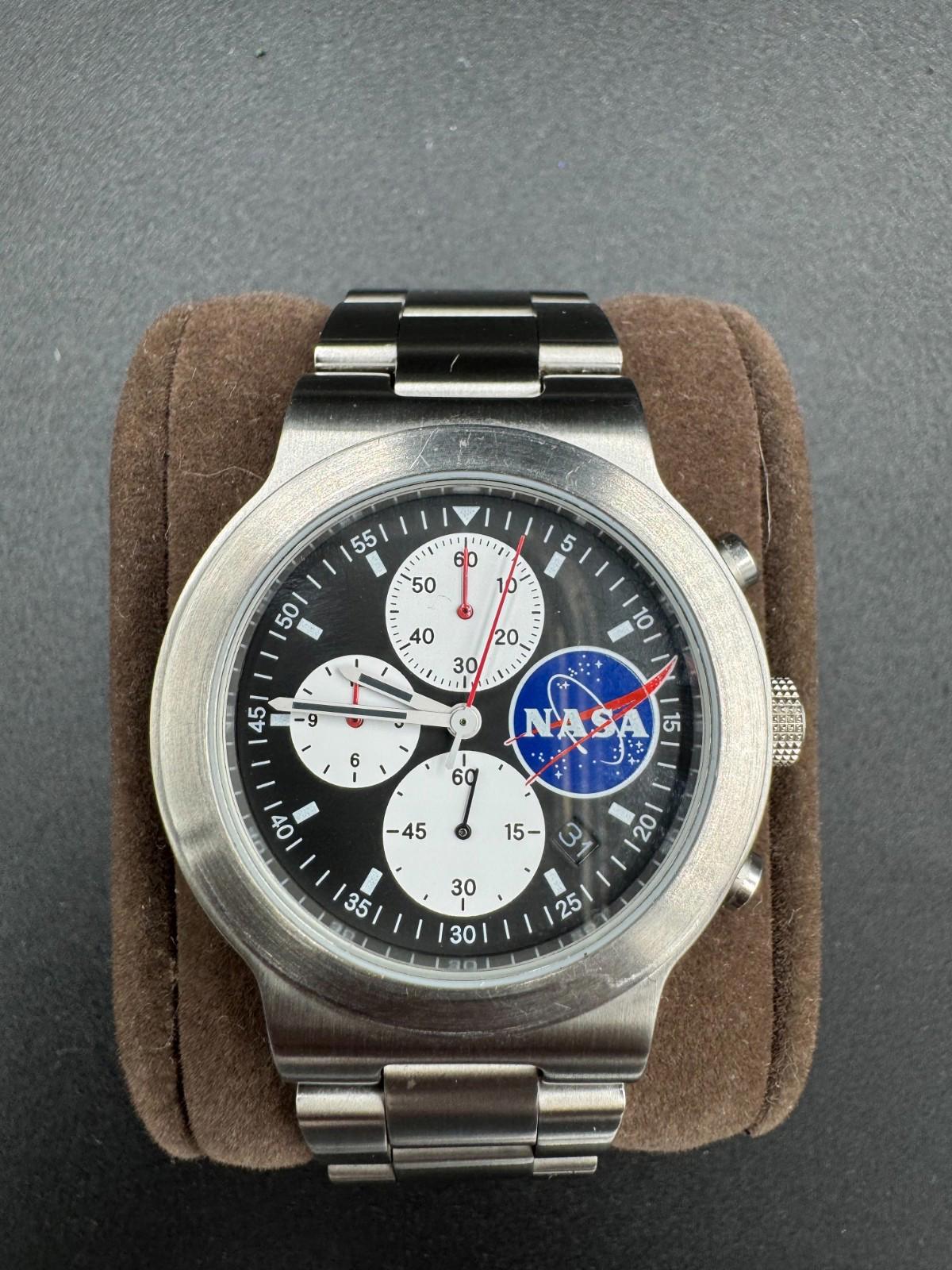 NASA × MONO Collaboration Wrist Watch World Limited Universe Watch Japan RARE VG