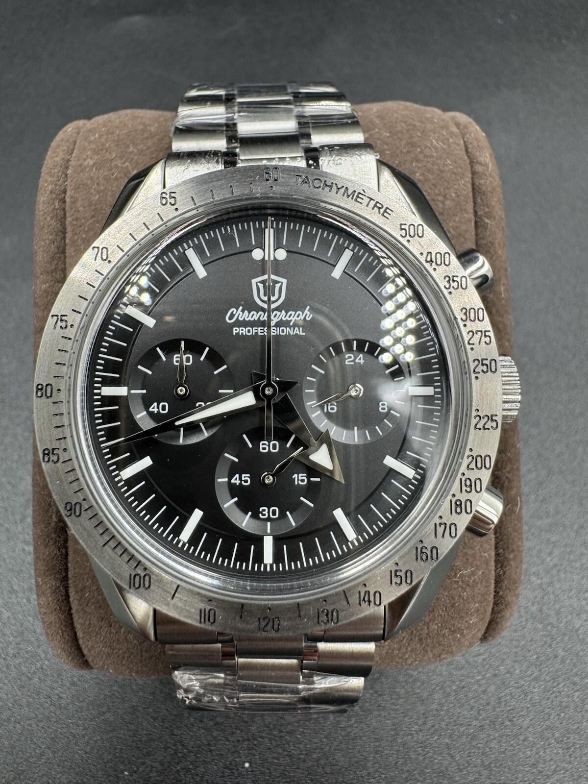 Watchdives 39mm VK63 Chronograph Watch WD1863 Quartz VK63 Chronograph Very Good+