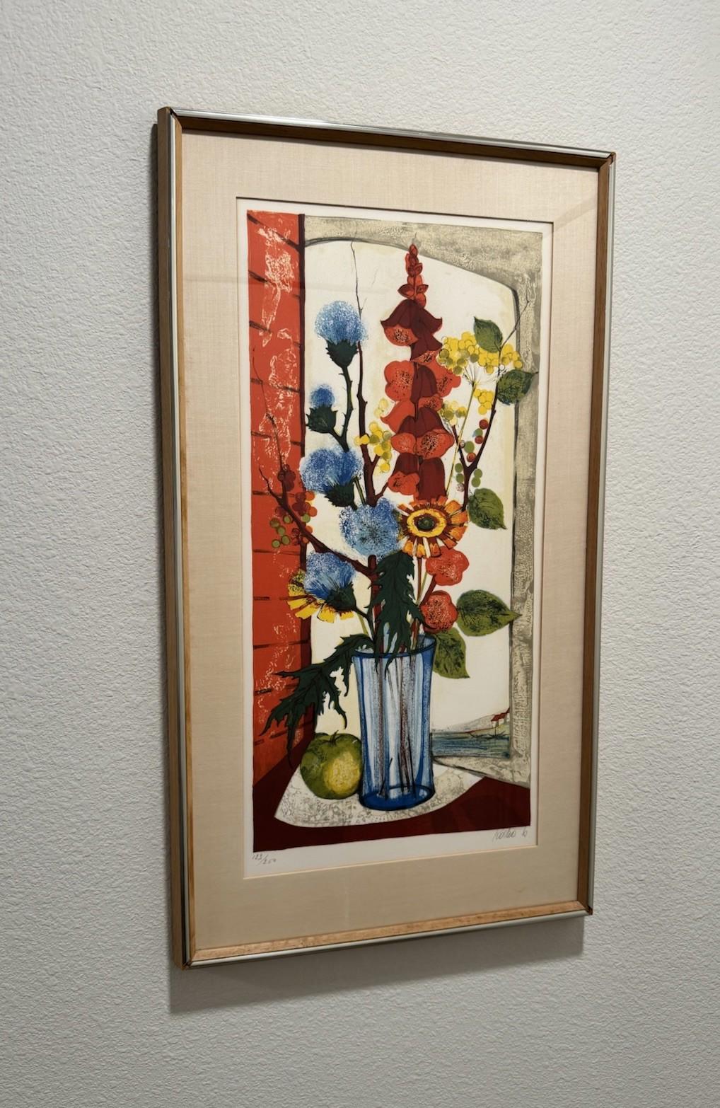 Jeanine Kostia Blancheteau Lithograph Flower Century 123/260