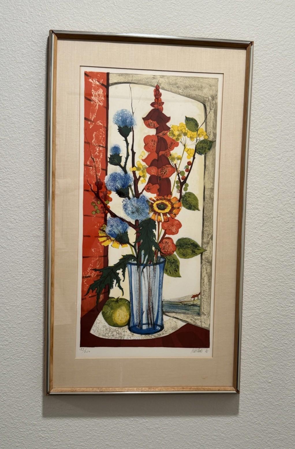 Jeanine Kostia Blancheteau Lithograph Flower Century 123/260