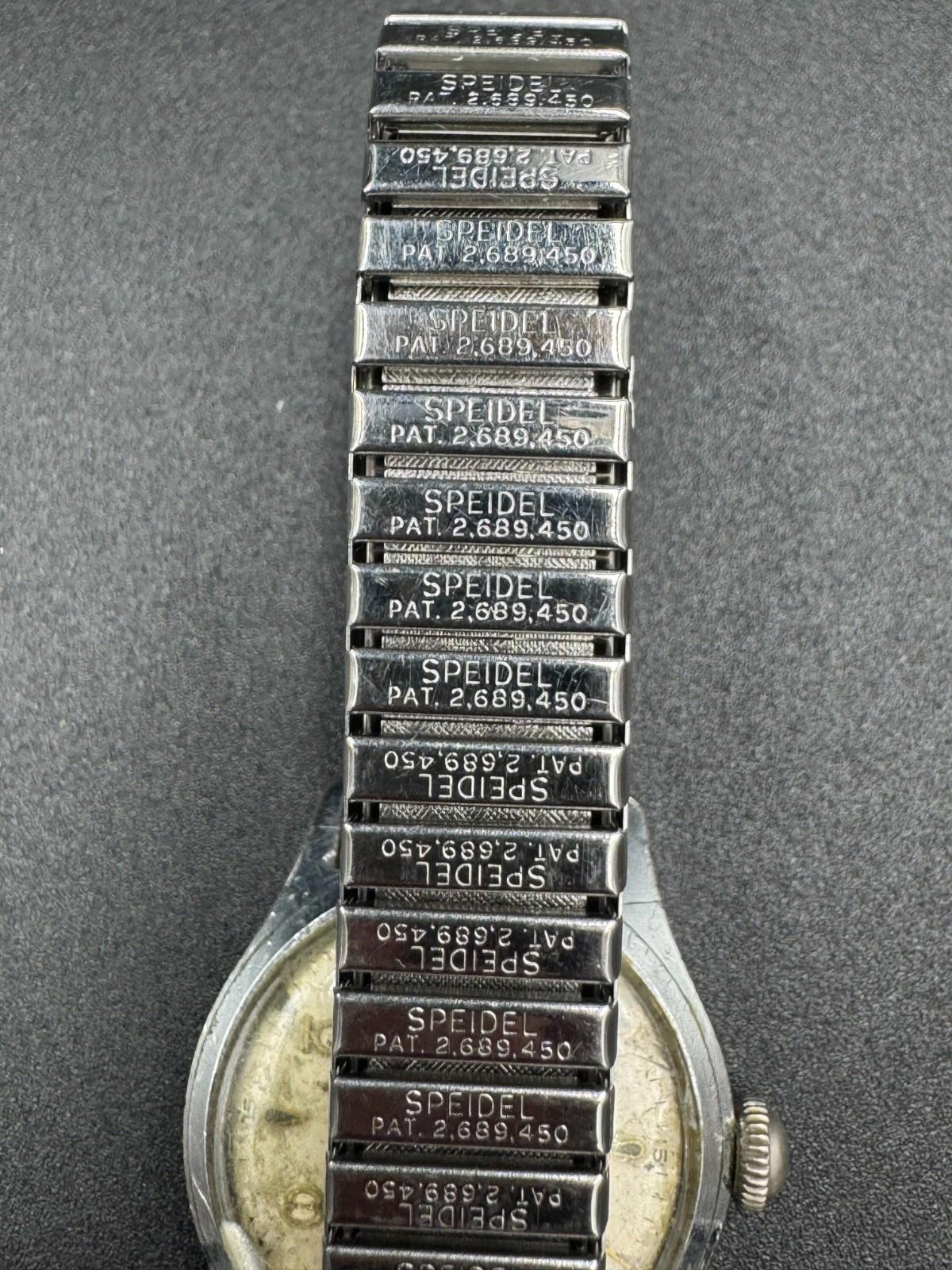 Vintage Riversa G.I. Swiss Watch 17 Jewels Selca Movement Incabloc Needs service