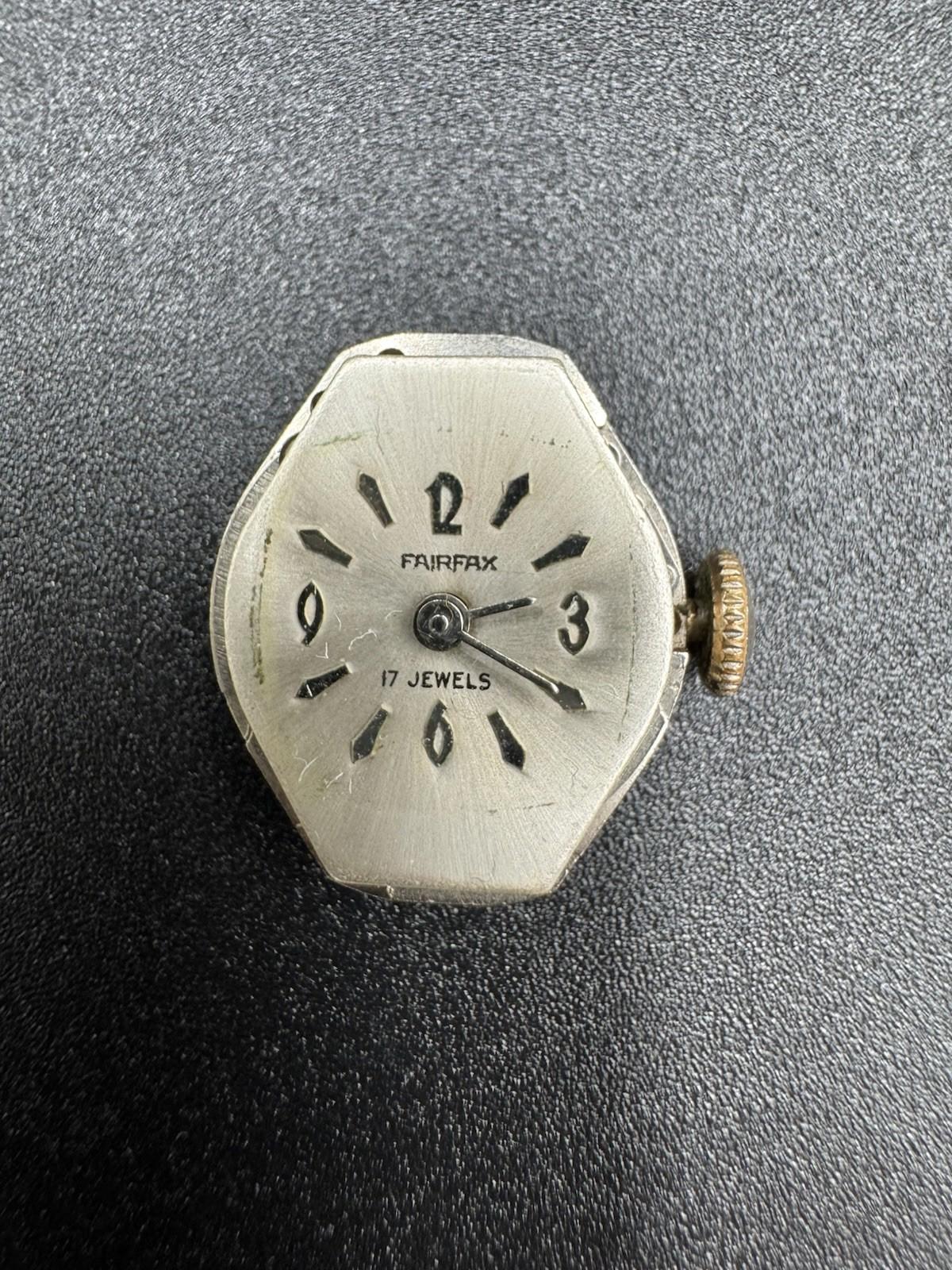 Vintage Fairfax 17J Ladies Watch Speidel Band Swiss Working