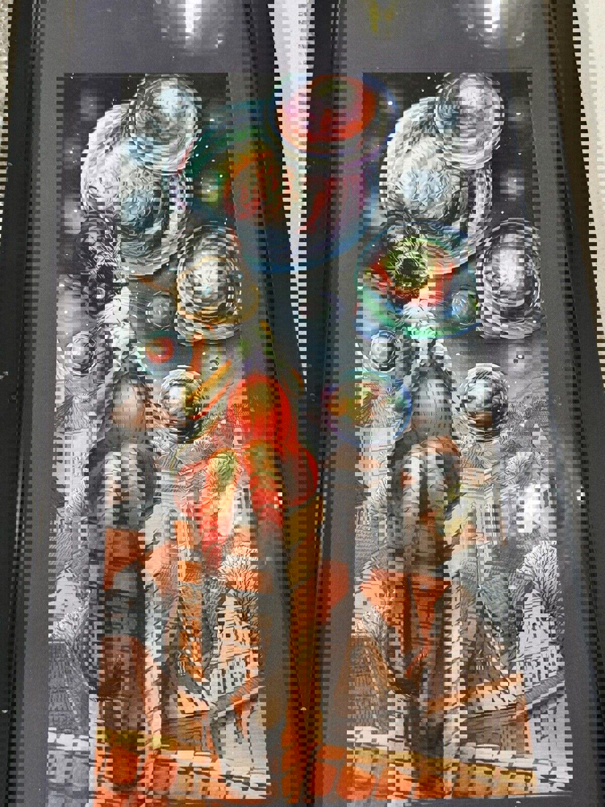 Sokolova Nadezhda Painting Handmade Silk Cat daydreamin fish