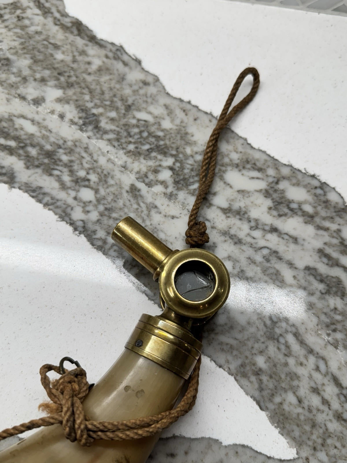 Powder Horn By Boche Á Paris Michel Boche nineteenth century