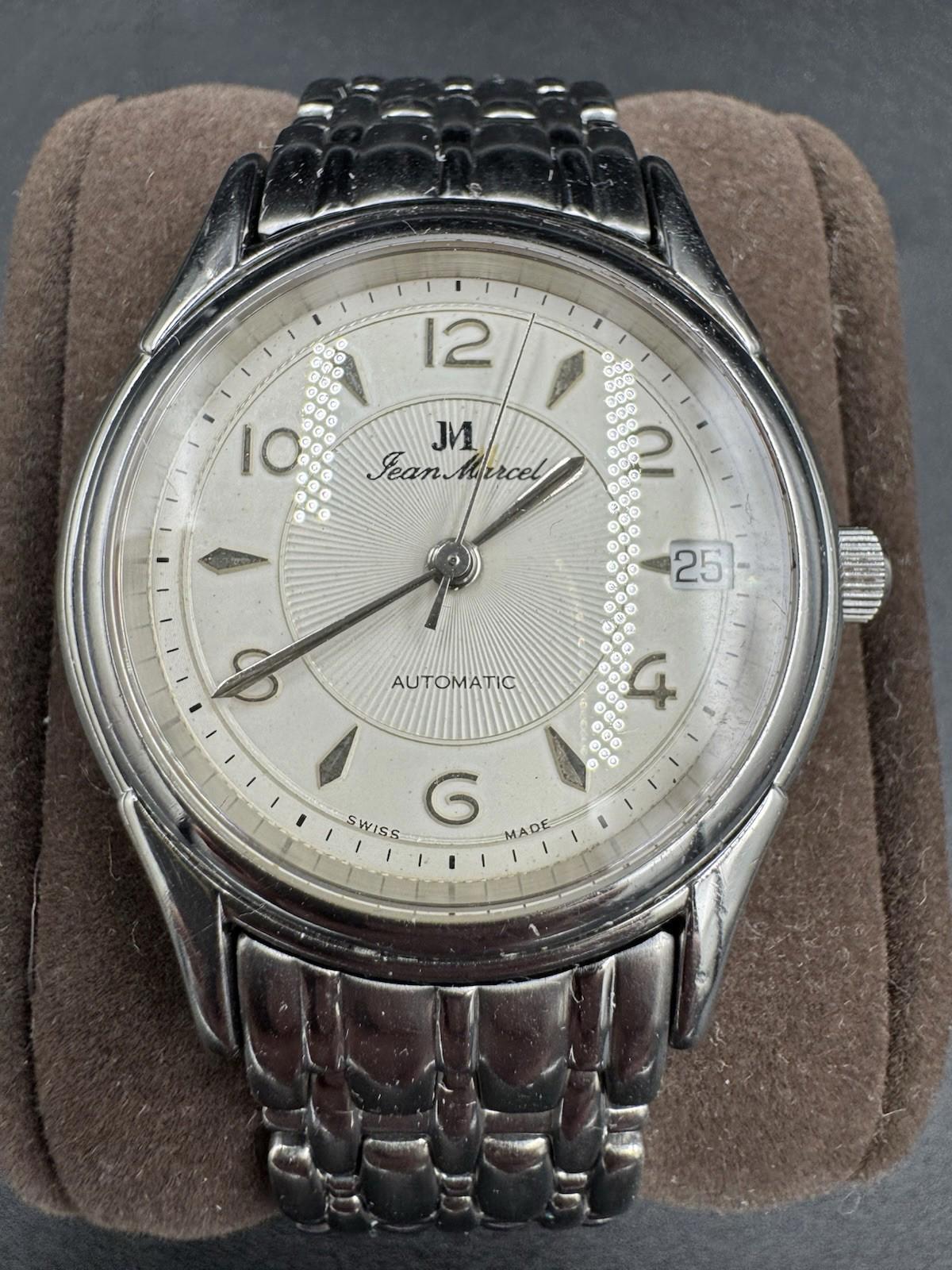 Jean Marcel Automatic Watch 160.154 Twenty Five Jewels Swiss Made 5 ATM Sapphire