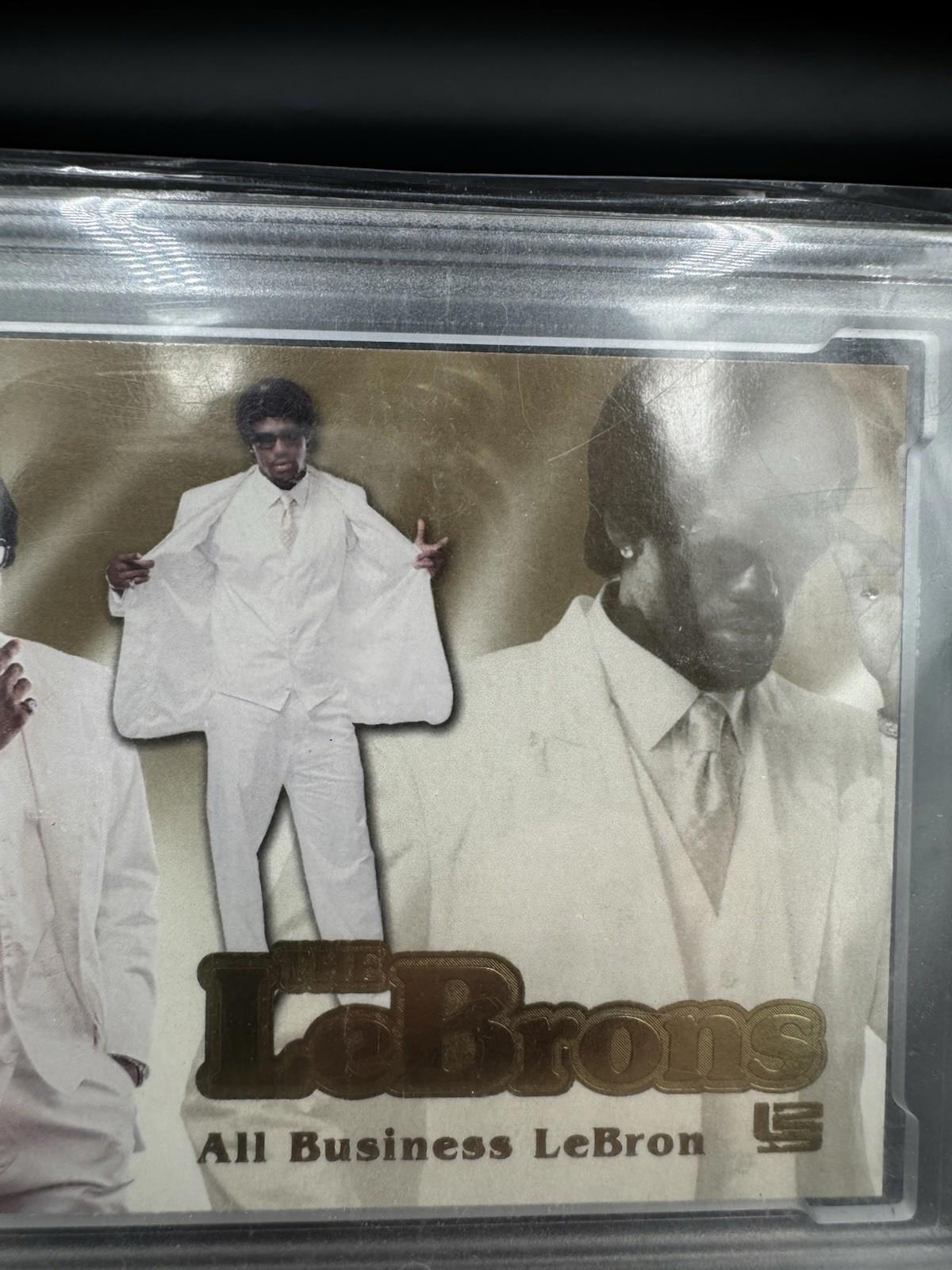2006 Upper Deck The LeBrons LeBron James All Business White Suit #LBJ12 BCG 10