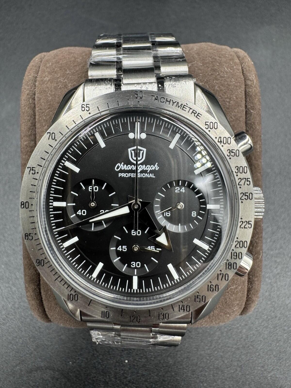 Watchdives 39mm VK63 Chronograph Watch WD1863 Quartz VK63 Chronograph Very Good+