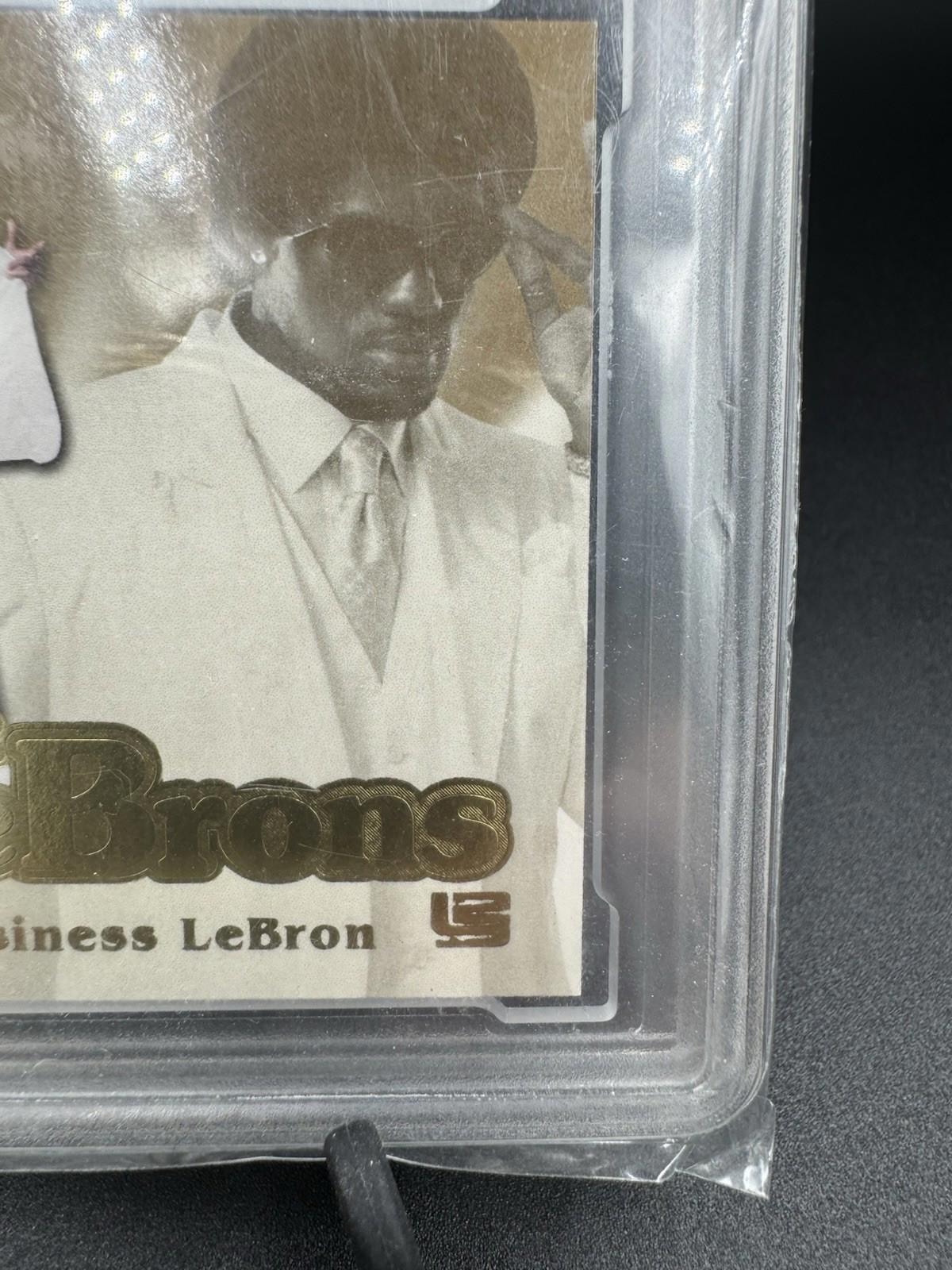 2006 Upper Deck The LeBrons LeBron James All Business White Suit #LBJ12 BCG 10