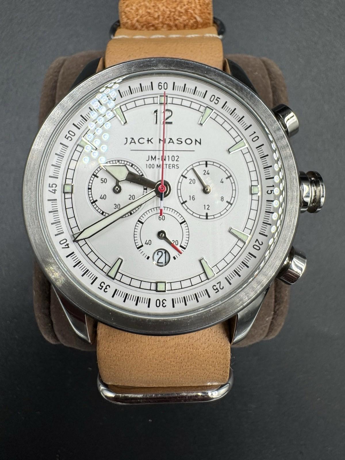 Jack Mason Nautical Chronograph Men's Watch Model JM-N102-108 Sapphire Crystal M