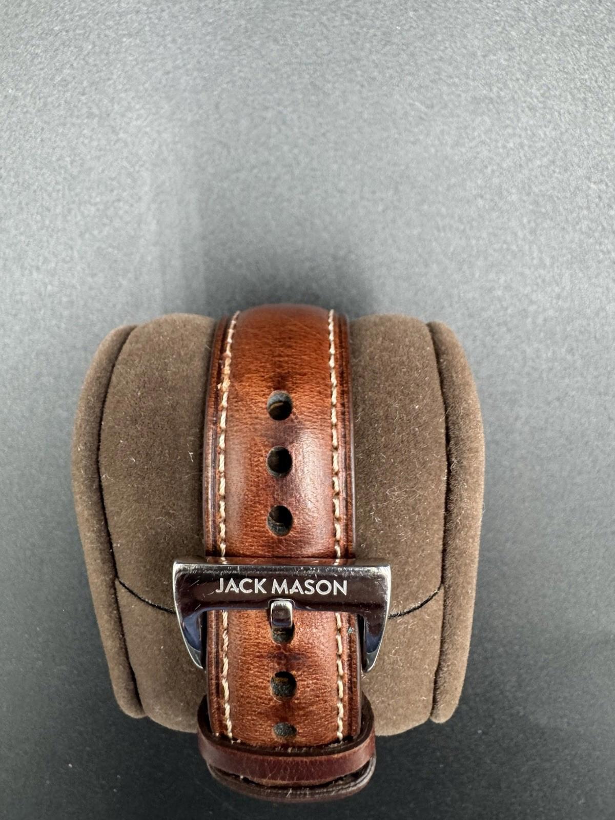 Jack Mason Field Sub Second Quartz 38mm Leather Strap - JM-F111-003 | Great Cond