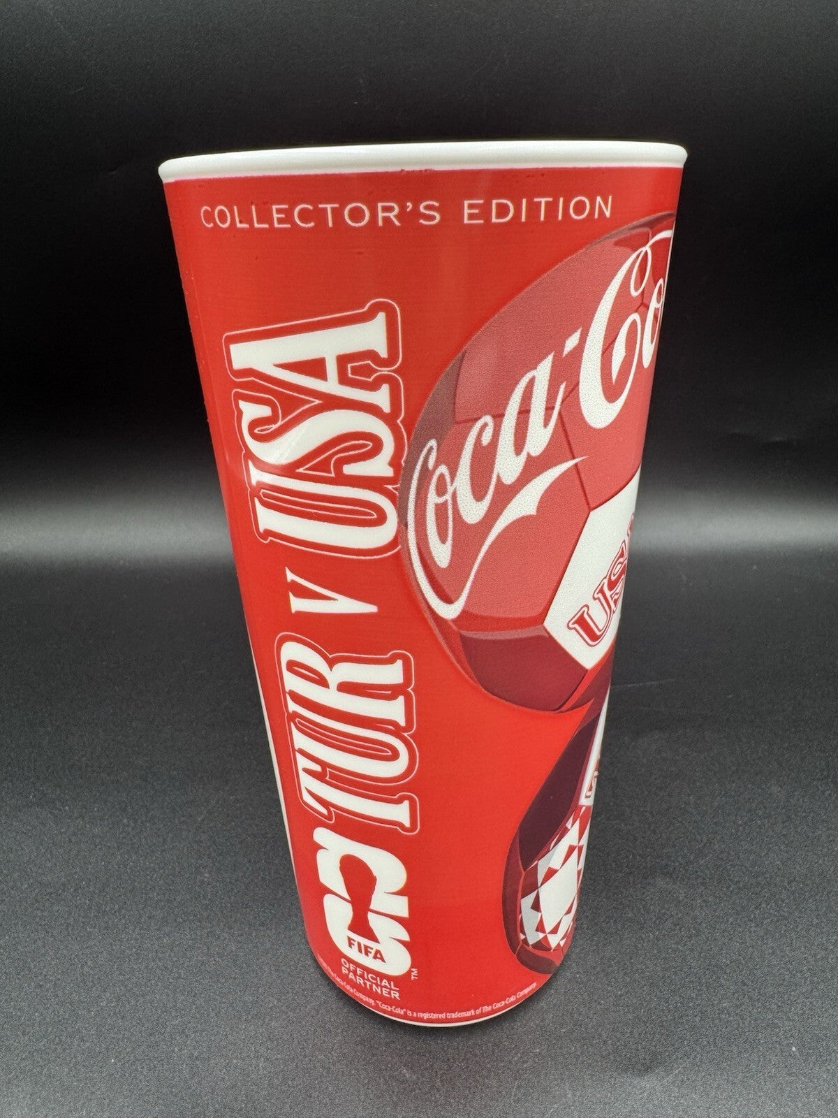 Official Licensed FIFA World Cup 2026 USA v Türkiye Coca Cola Cup Turkey Merch M