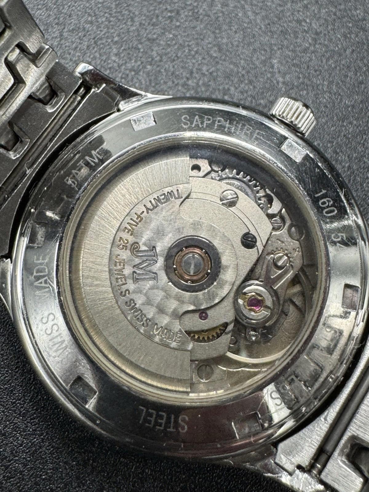 Jean Marcel Automatic Watch 160.154 Twenty Five Jewels Swiss Made 5 ATM Sapphire