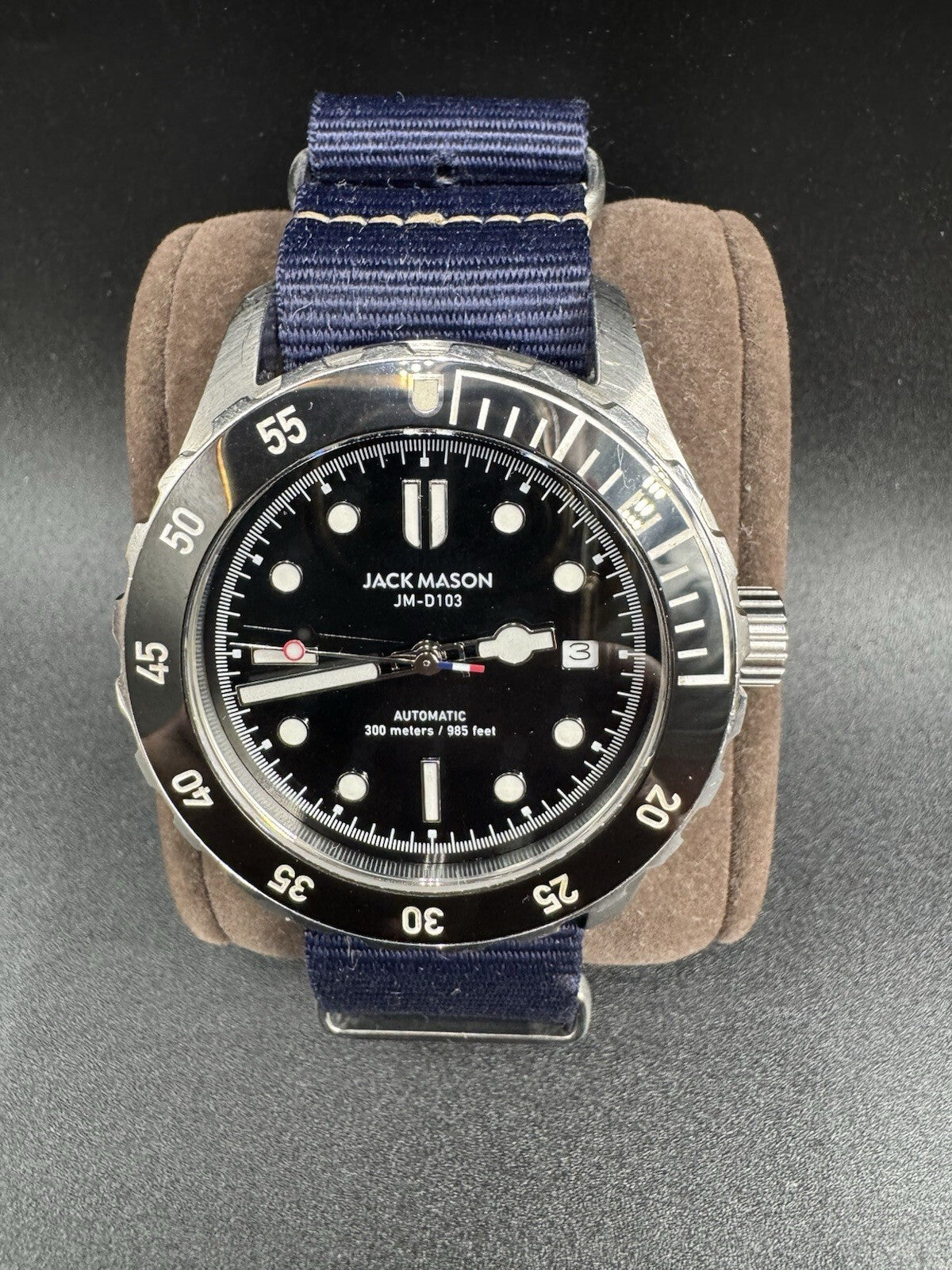 Jack Mason JM-D103-001 Black Automatic Diver - Kickstarter Limited Edition Watch