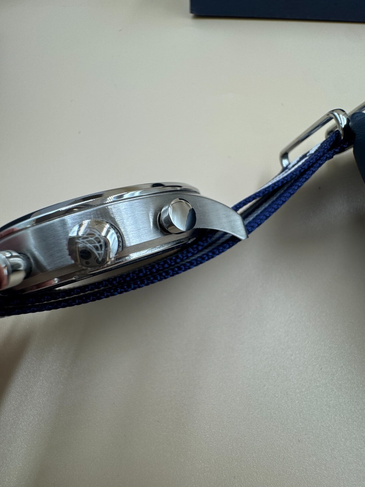 Spinnaker Maritime 44mm Men's Watch SP-5050-02 - Very Rare Nylon Strap Great Con