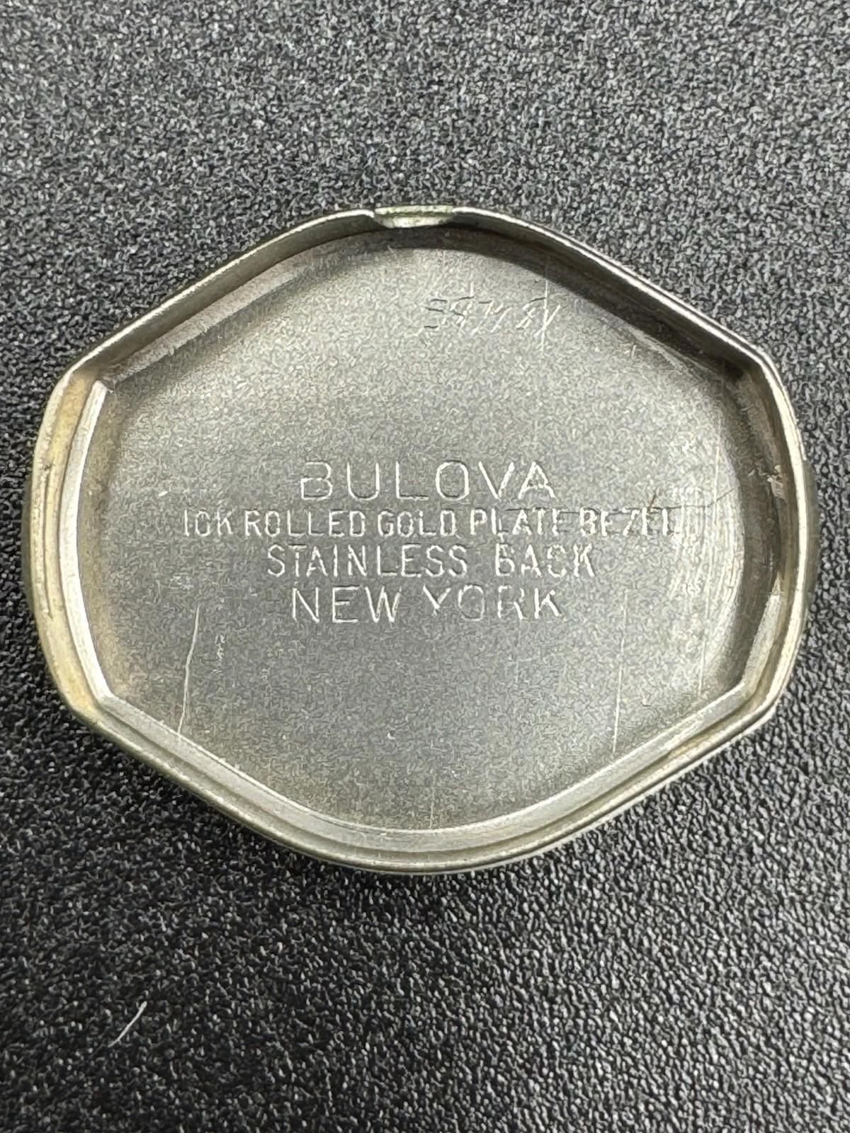 Vintage 1960 Bulova Ladies 17J Watch 10K RGP Speidel Band