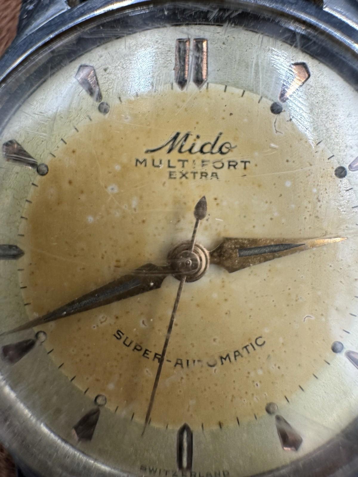 Vintage Mido Multifort Extra SuperAutomatic Swiss Mens Watch