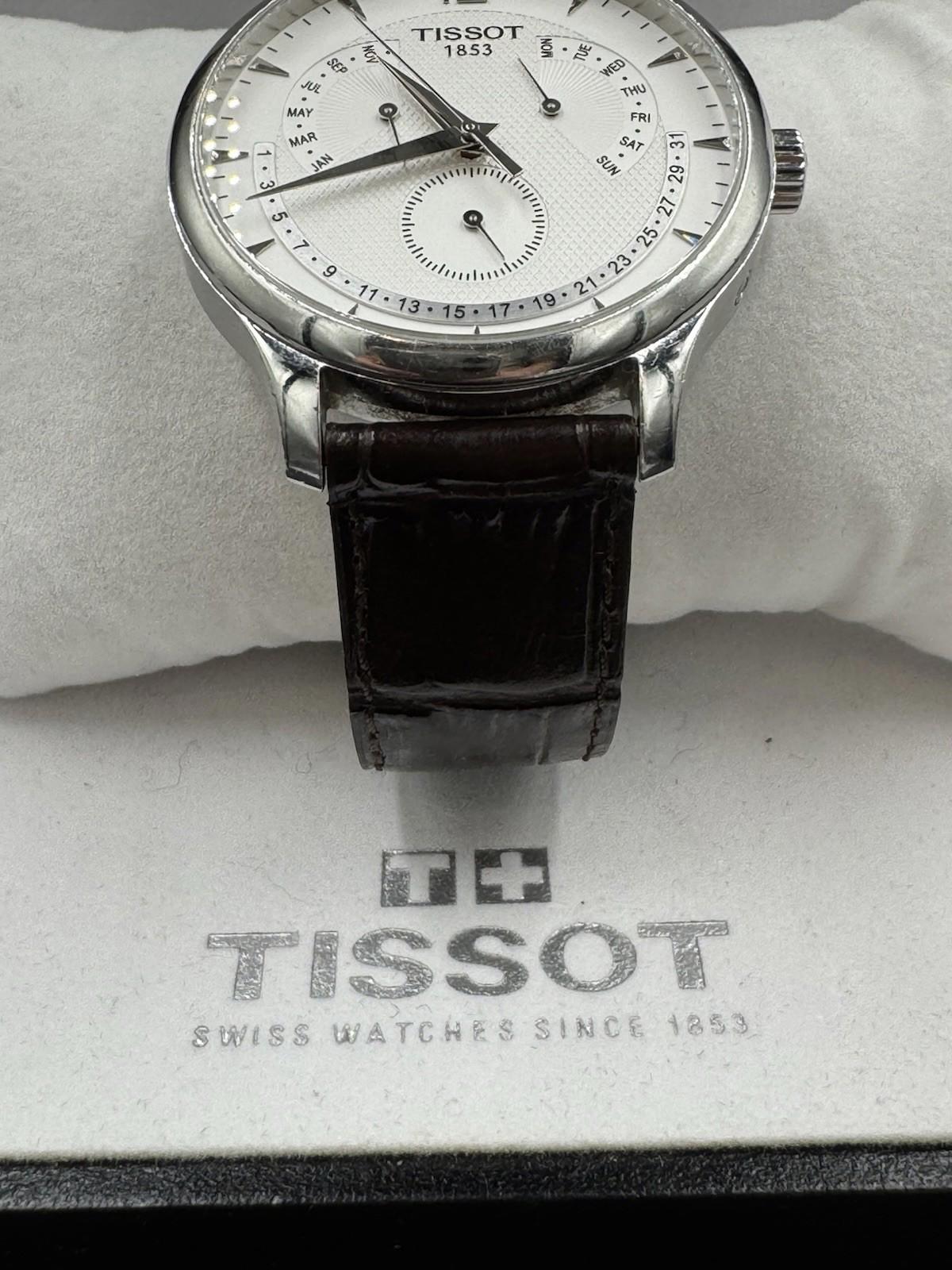 Tissot 1853 3 Sapphire Crystal Perpetual Calendar Tradition