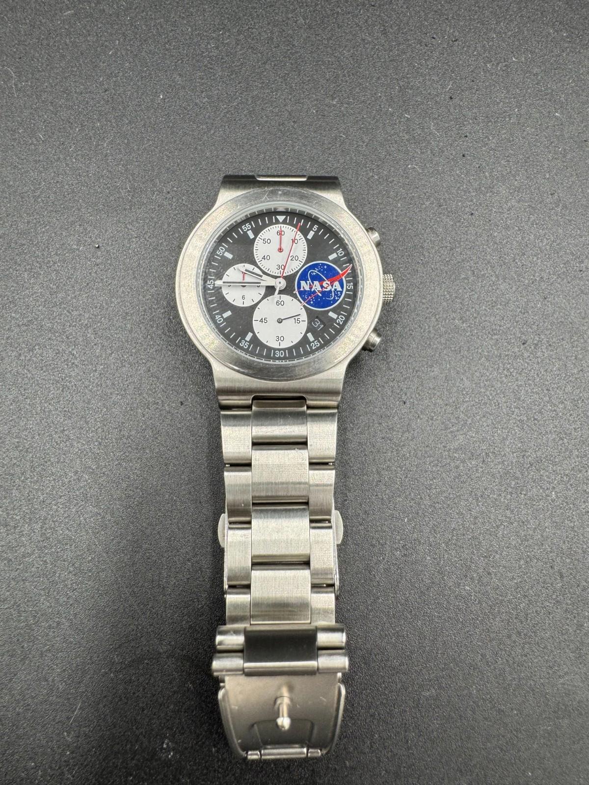 NASA × MONO Collaboration Wrist Watch World Limited Universe Watch Japan RARE VG
