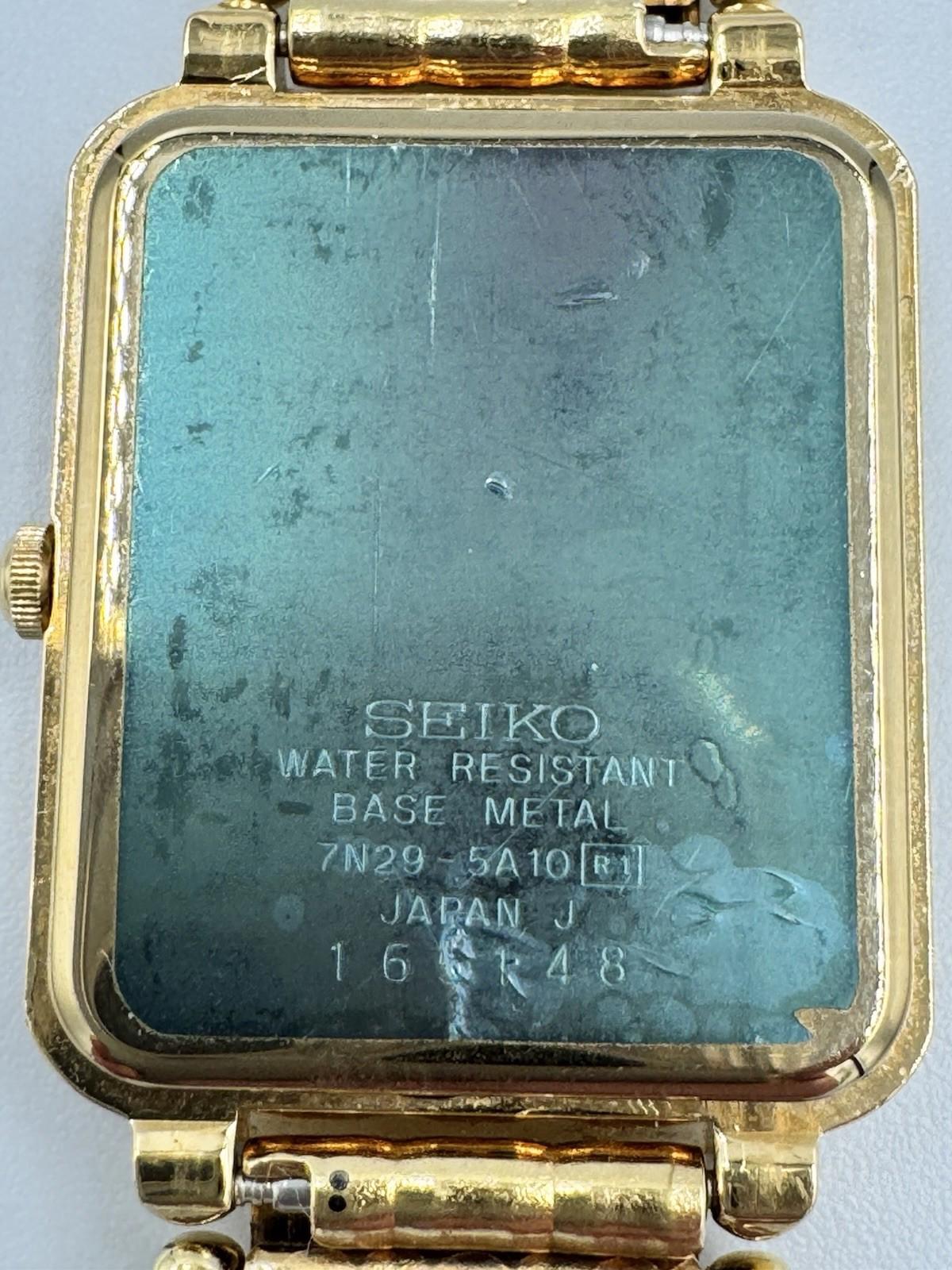 Vintage / Rare - SEIKO QUARTZ Phoenix Watch 7N29 - 5A10 R1