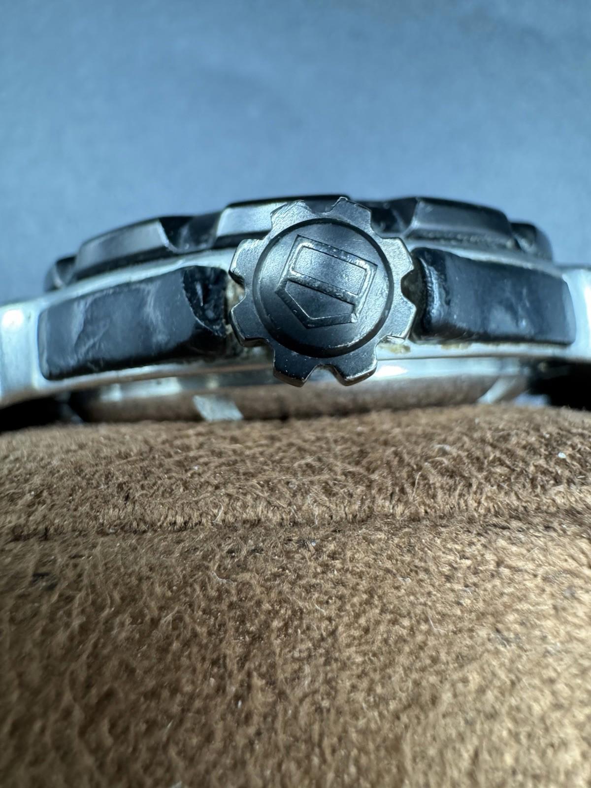 TAG HEUER WAC1110 Mens Formula 1 Series Watch Black Silver Professional See Pics