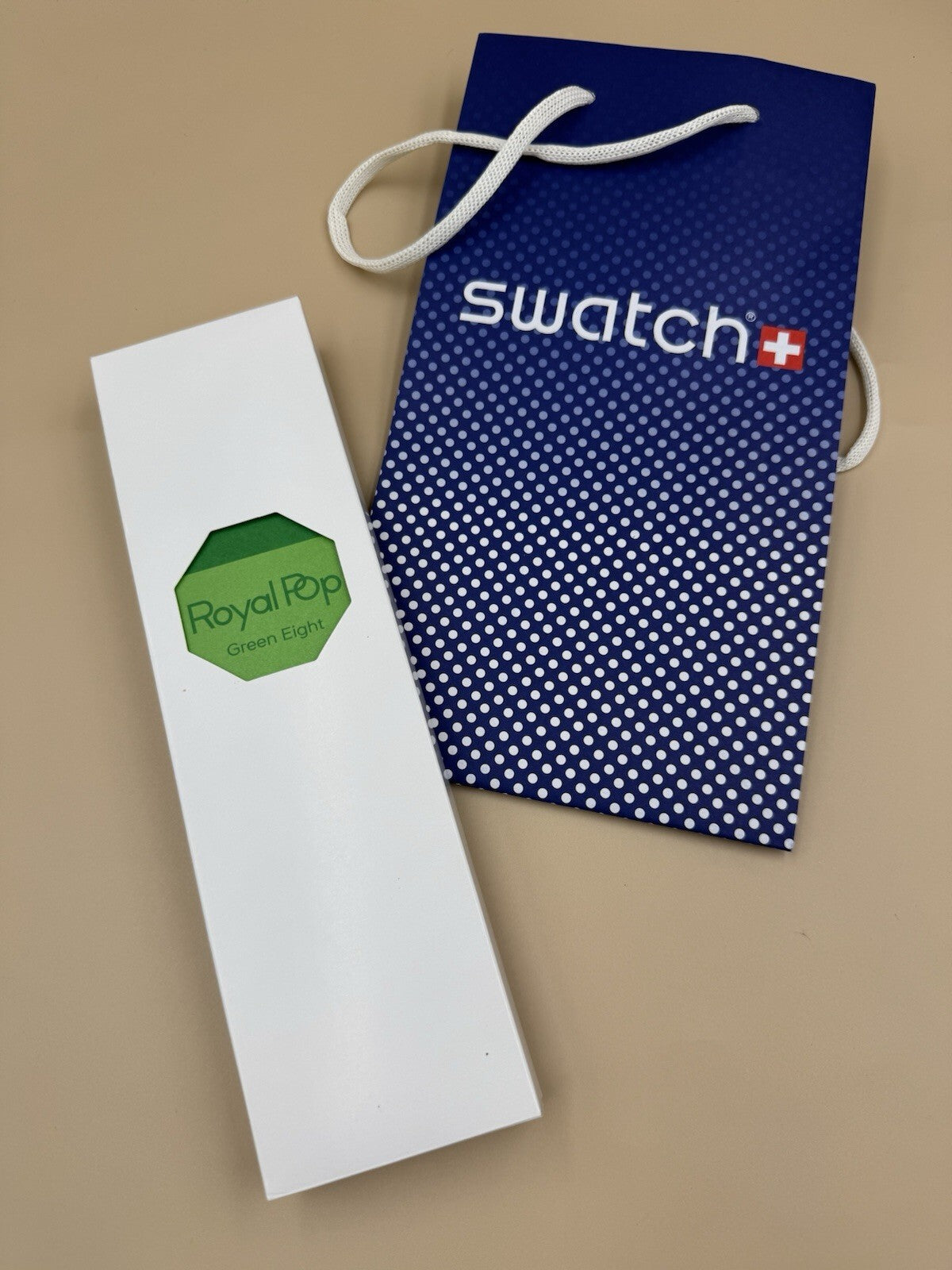 BRAND NEW AP Swatch Royal Pop Green Eight Limited Edition 41mm w/ Box & Papers